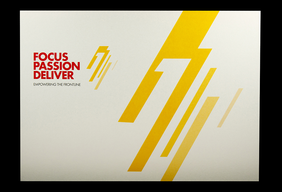 Digital print cover onto pearlescent white card.