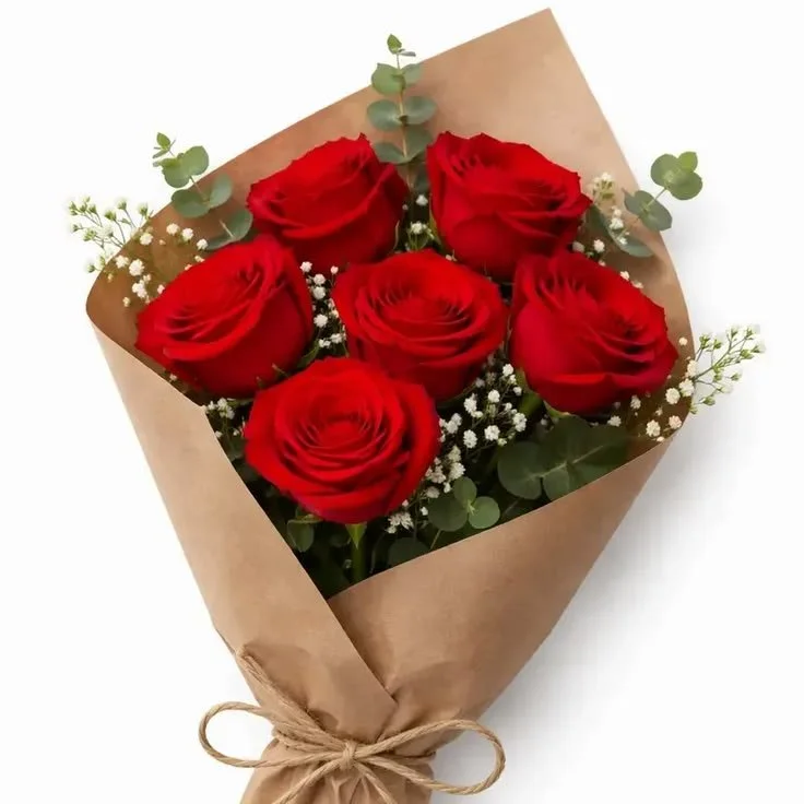Roses - Wrapped Bouquet
