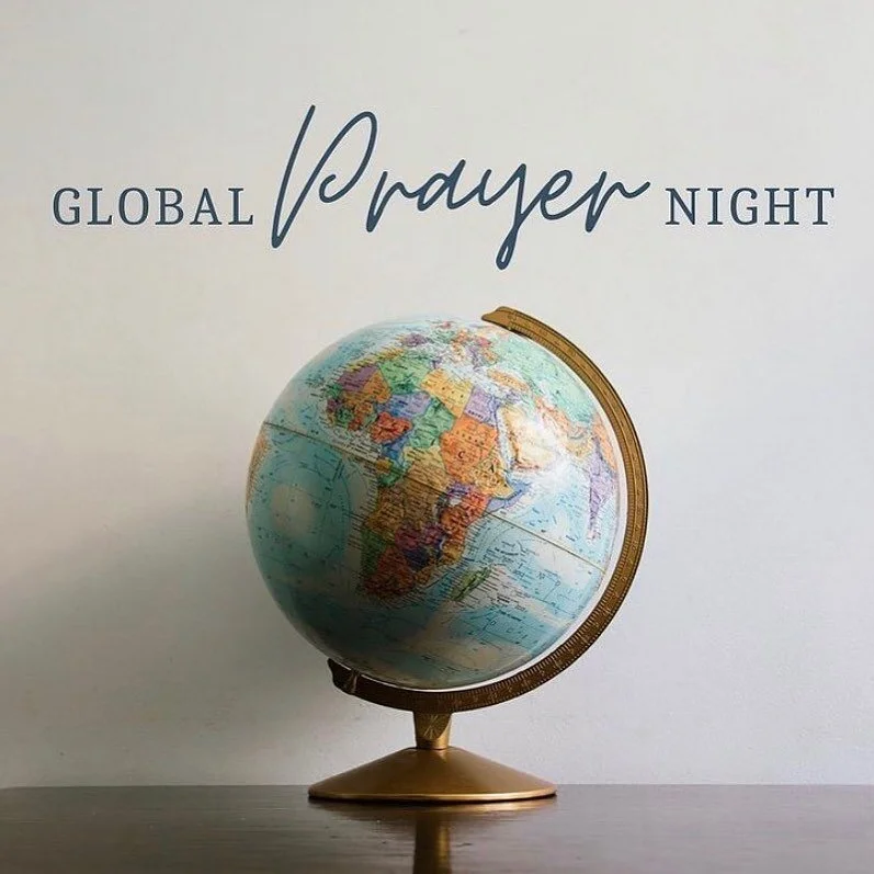 REMINDER: global prayer night is Tuesday, March 23rd from 7-8 in our office. Please bring a mask. 

Prayer is an essential piece in ending sex trafficking, and supporting survivors. 

Aren&rsquo;t able to attend, or have a prayer request? Click the l