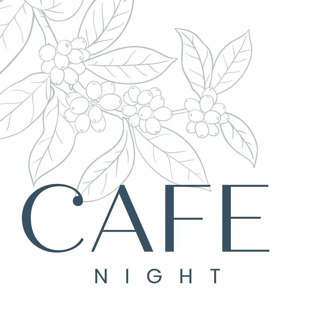 Don't forget! Our Cafe Night is coming up this Tuesday from 6-8pm at our office. Space is limited so be sure to use the sign up link below to sign up!