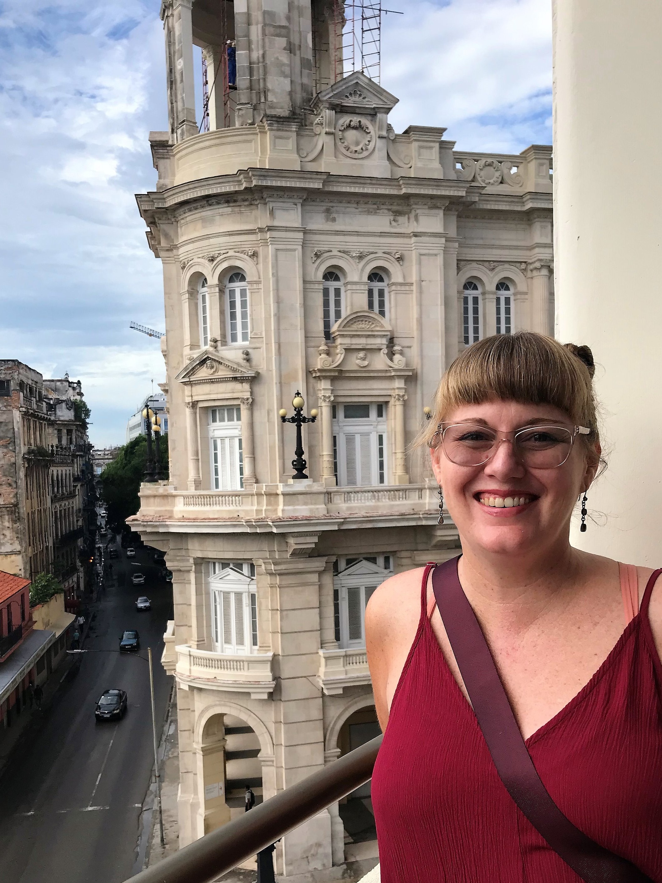 Cassie Crane in Cuba.