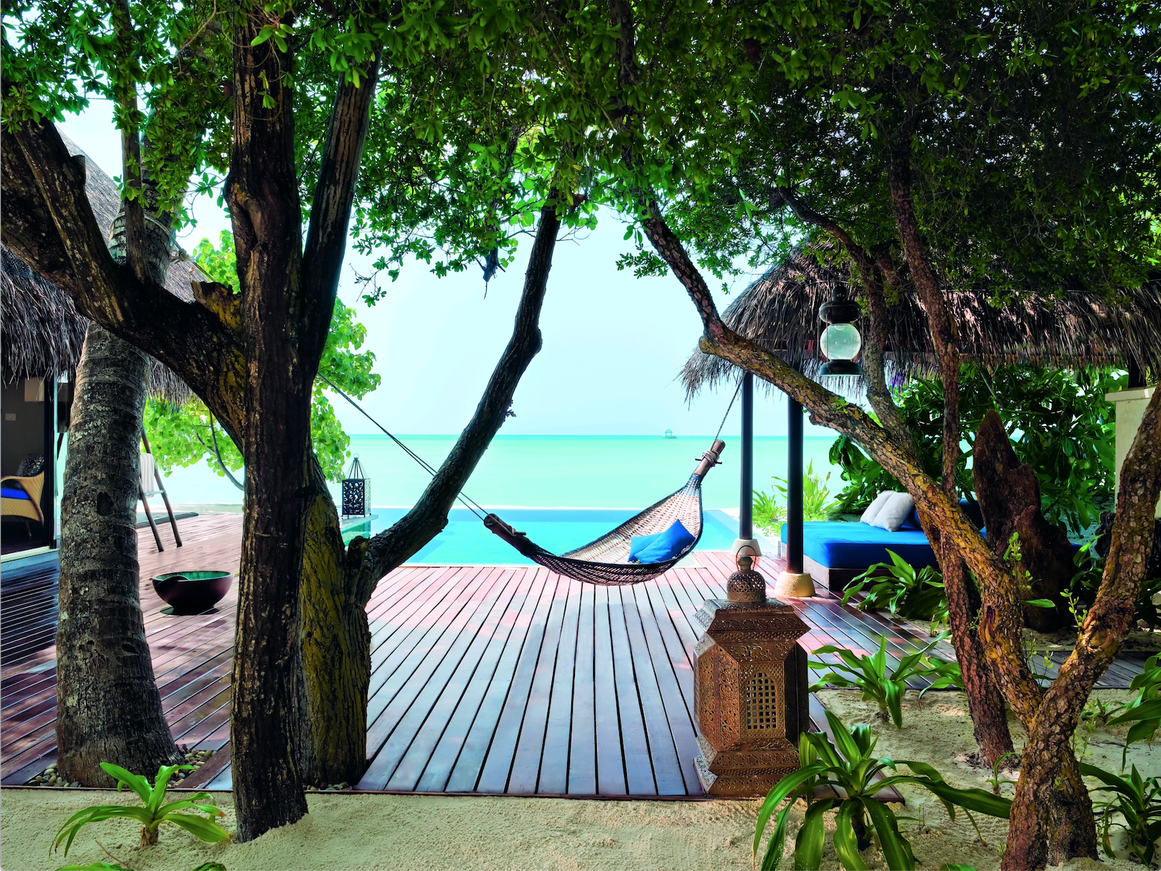   Picture yourself relaxing here at the Taj Exotica (photo credit: Taj Hotels)  