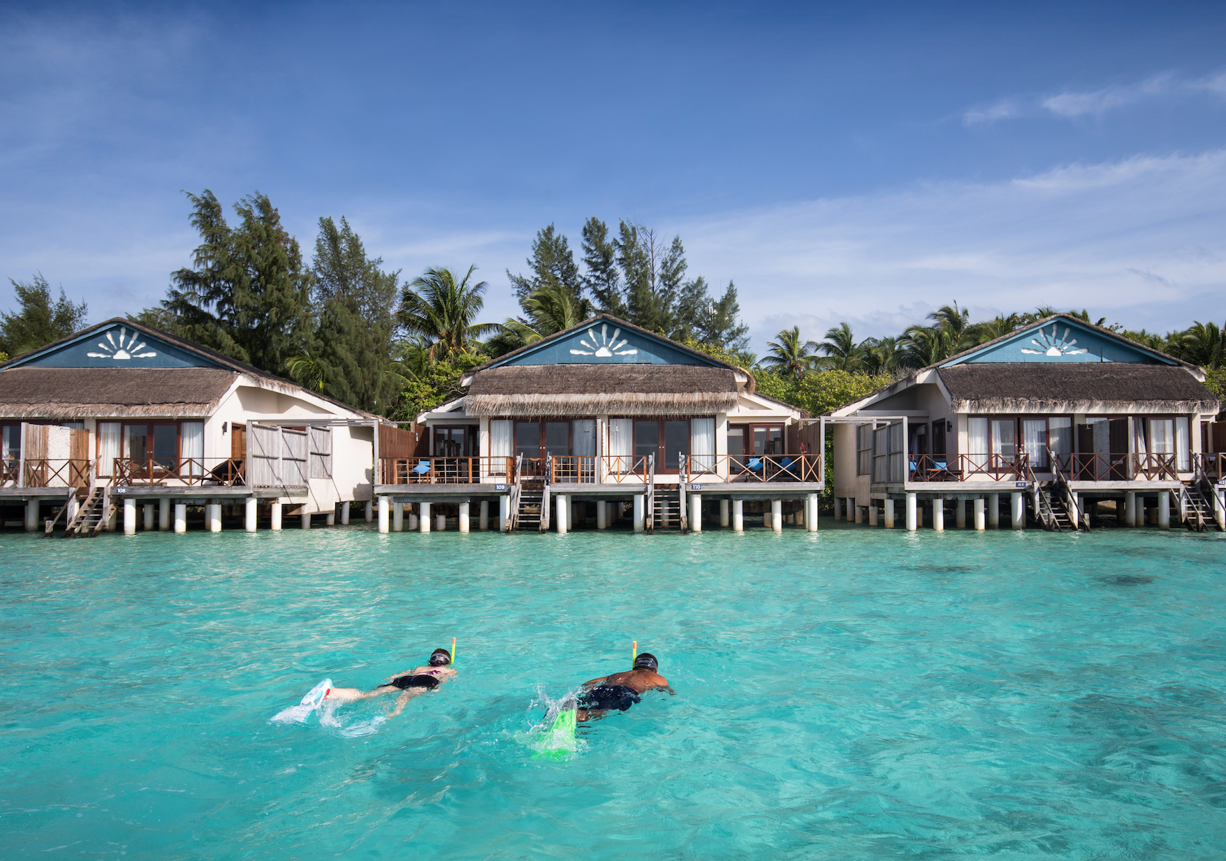  Snorkeling in front of the resort (photo credit: Taj Hotels)  