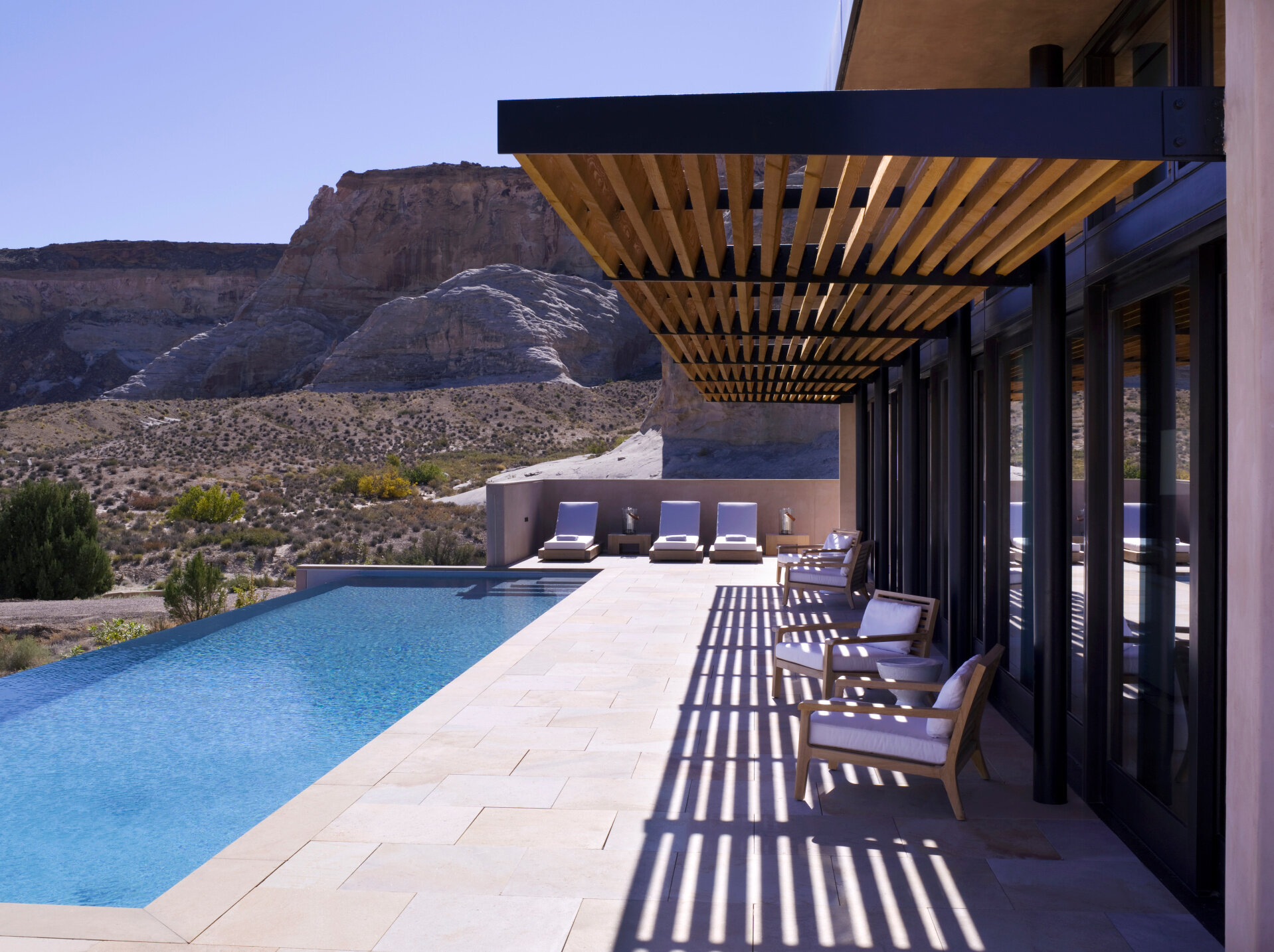   Private pool in the four-bedroom Mesa House at Amangiri (photo credit: Aman)  