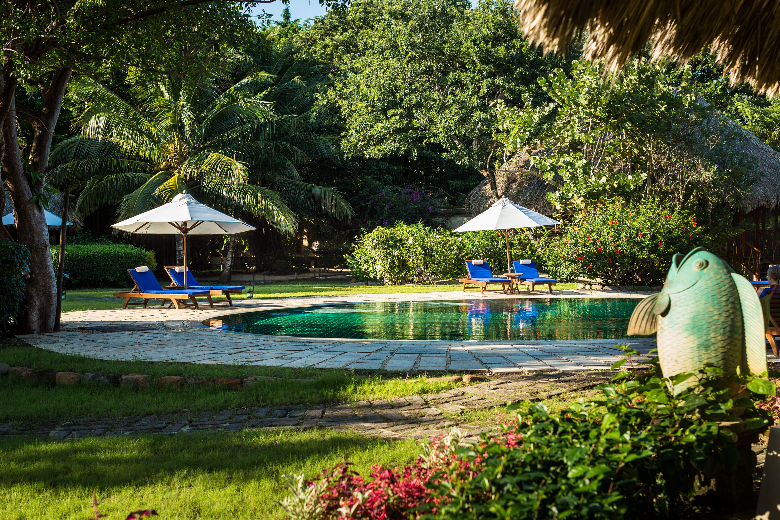   One of the pools at Turtle Inn (photo credit: The Family Coppola Hideaways)  