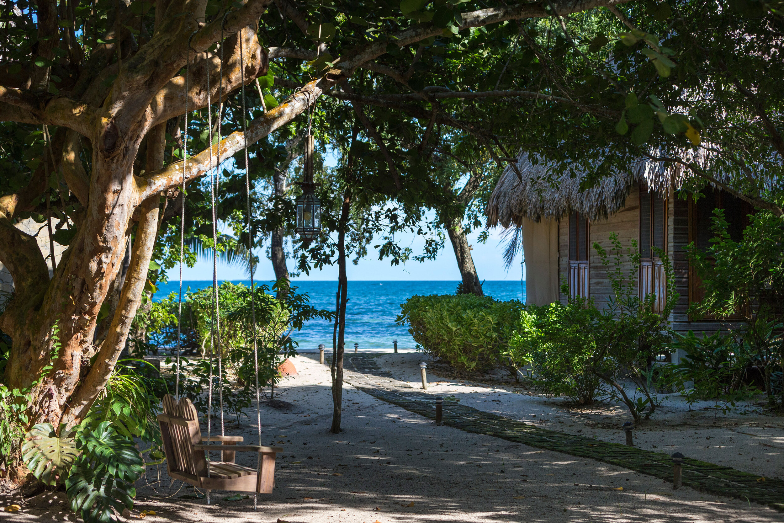   View out to the sea at Turtle Inn (photo credit: The Family Coppola Hideaways)  