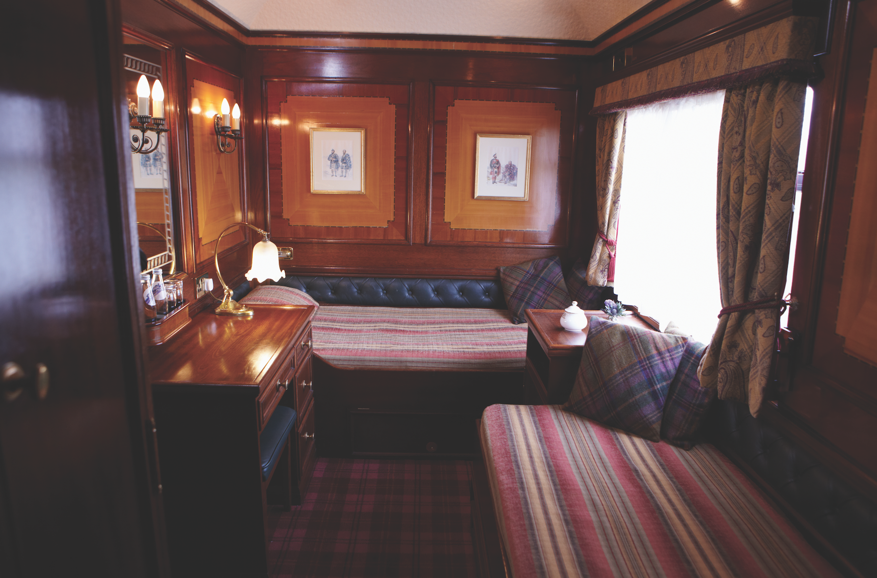   Bedroom onboard the Belmond Royal Scotsman (photo credit: Belmond)  