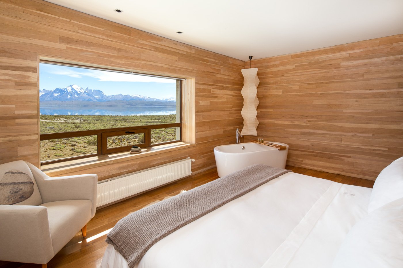Bedroom at Tierra Patagonia
