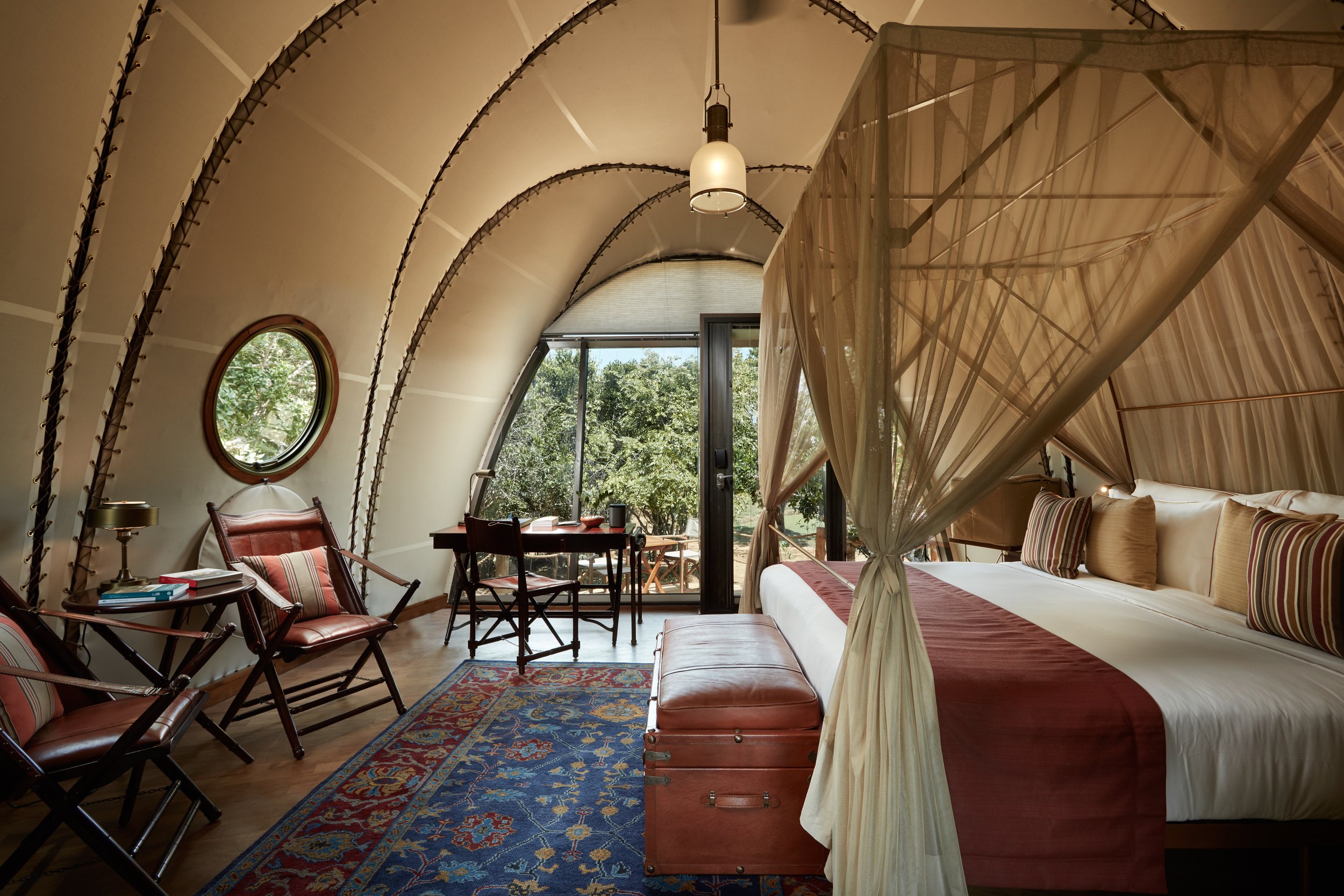 Cocoon Style Tented Accommodation at Wild Coast Lodge