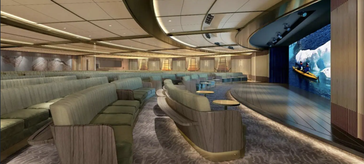 Rendering of the Discovery Center onboard the Seabourn Pursuit