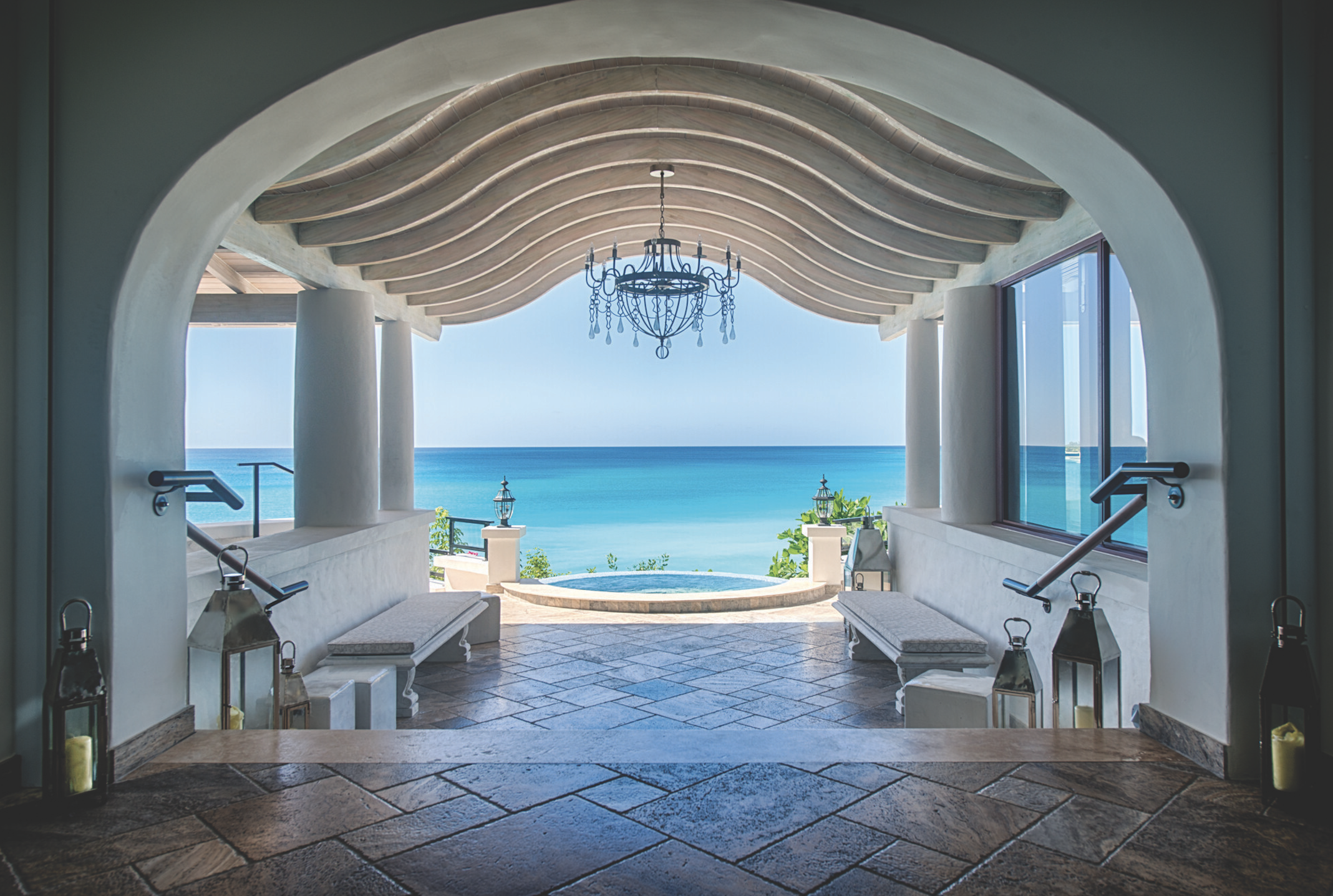 Views of the Caribbean Sea at La Samanna, a Belmond Hotel