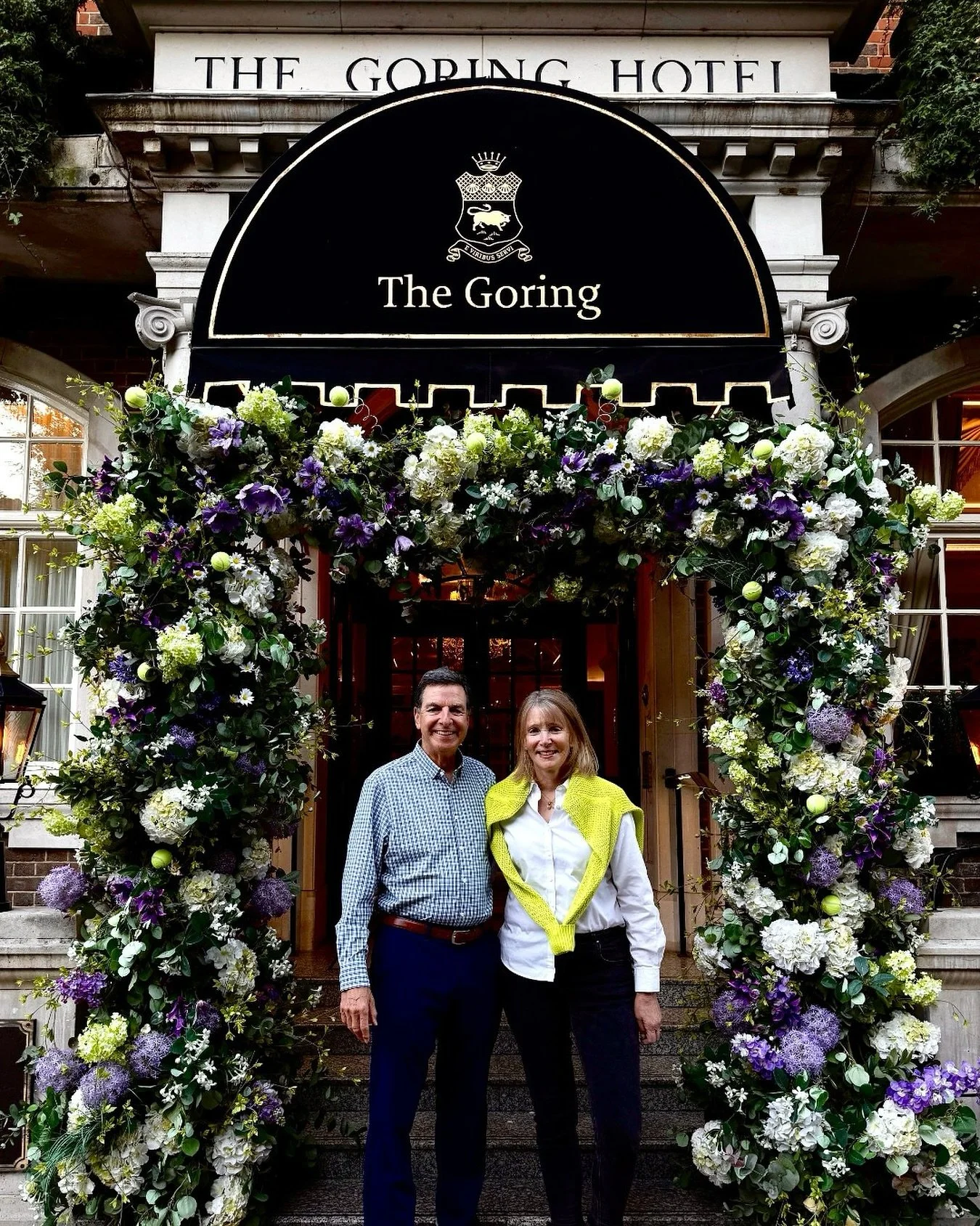 Some places just feel like a home-away-from-home, and here are Poe Travel guests Michael and Gail at one of ours: the gorgeous Goring in London. 🇬🇧

Contact us to Go Away.
.
.
.
travel, Poe Travel, travel agency, travel agent, travel advisor, luxur