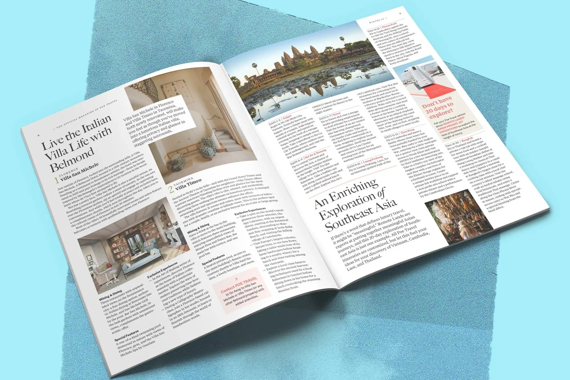 A look inside the newest issue of PoeGo, Poe Travel's magazine that looks at the latest and greatest in the luxury travel world.