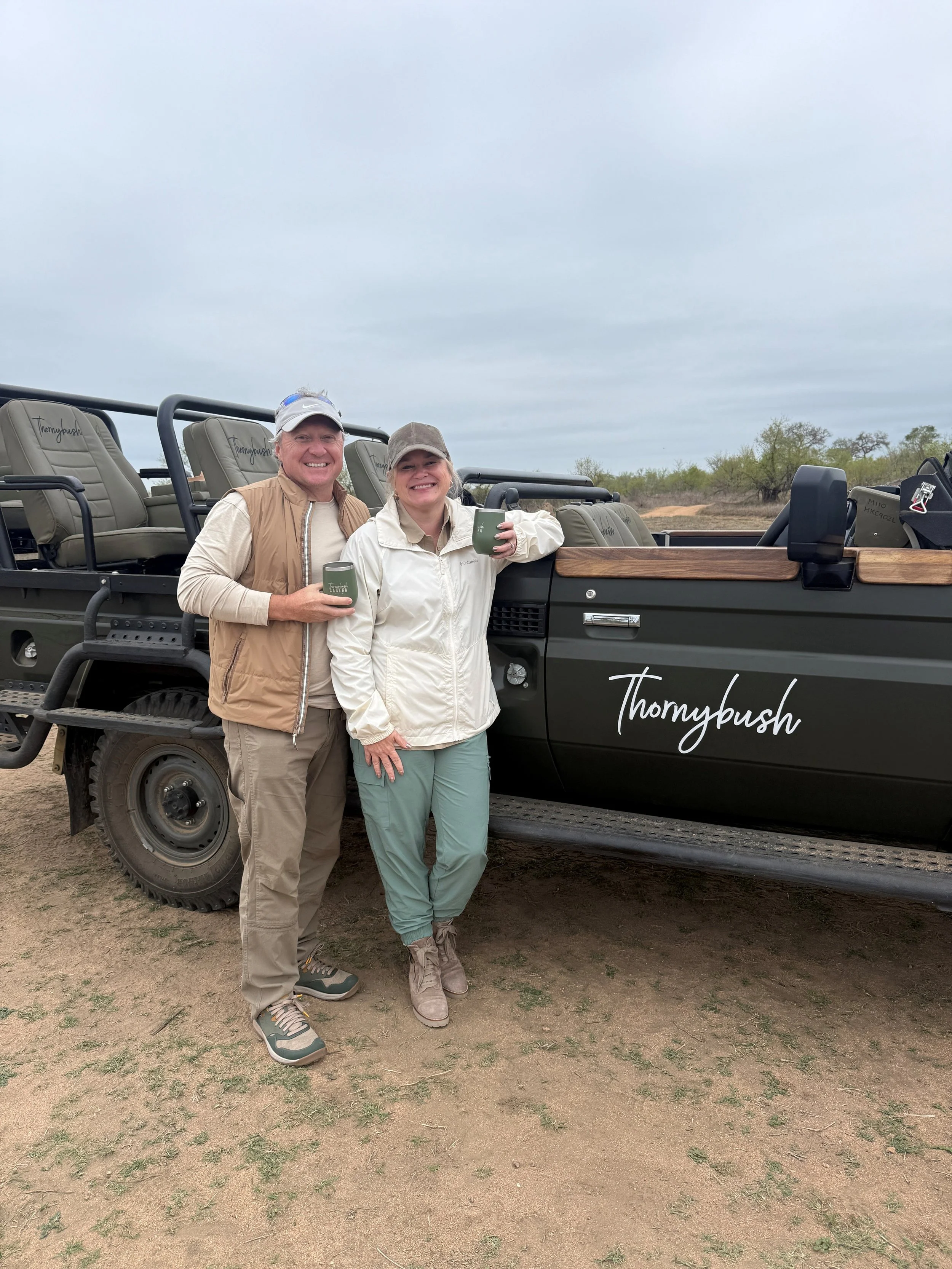 Poe Travel and Exeter Safaris private luxury safari at Saseka Tented Camp in the Thornybush Game Reserve in South Africa