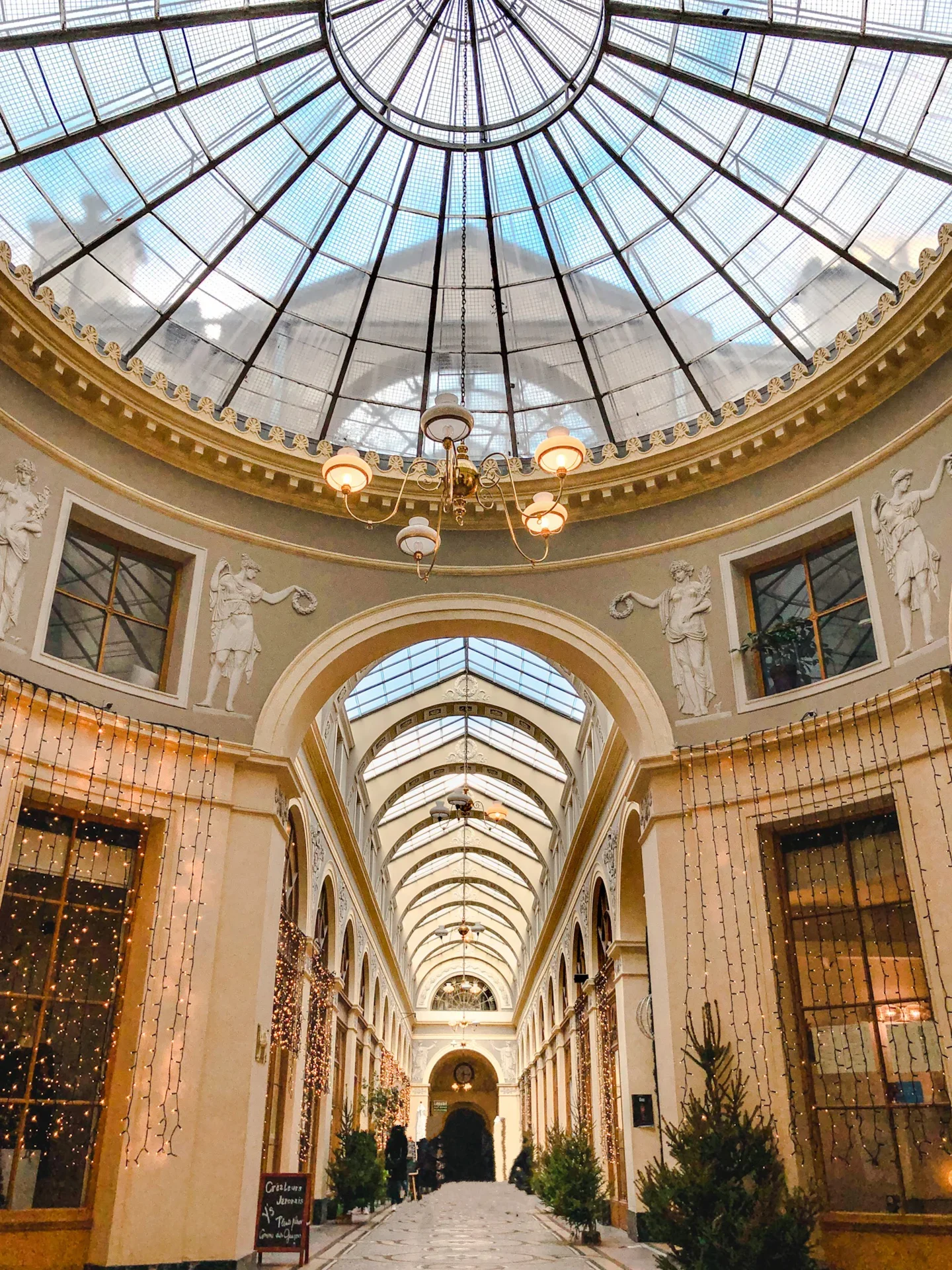 Galerie Vivienne shopping luxury boutiques in Paris