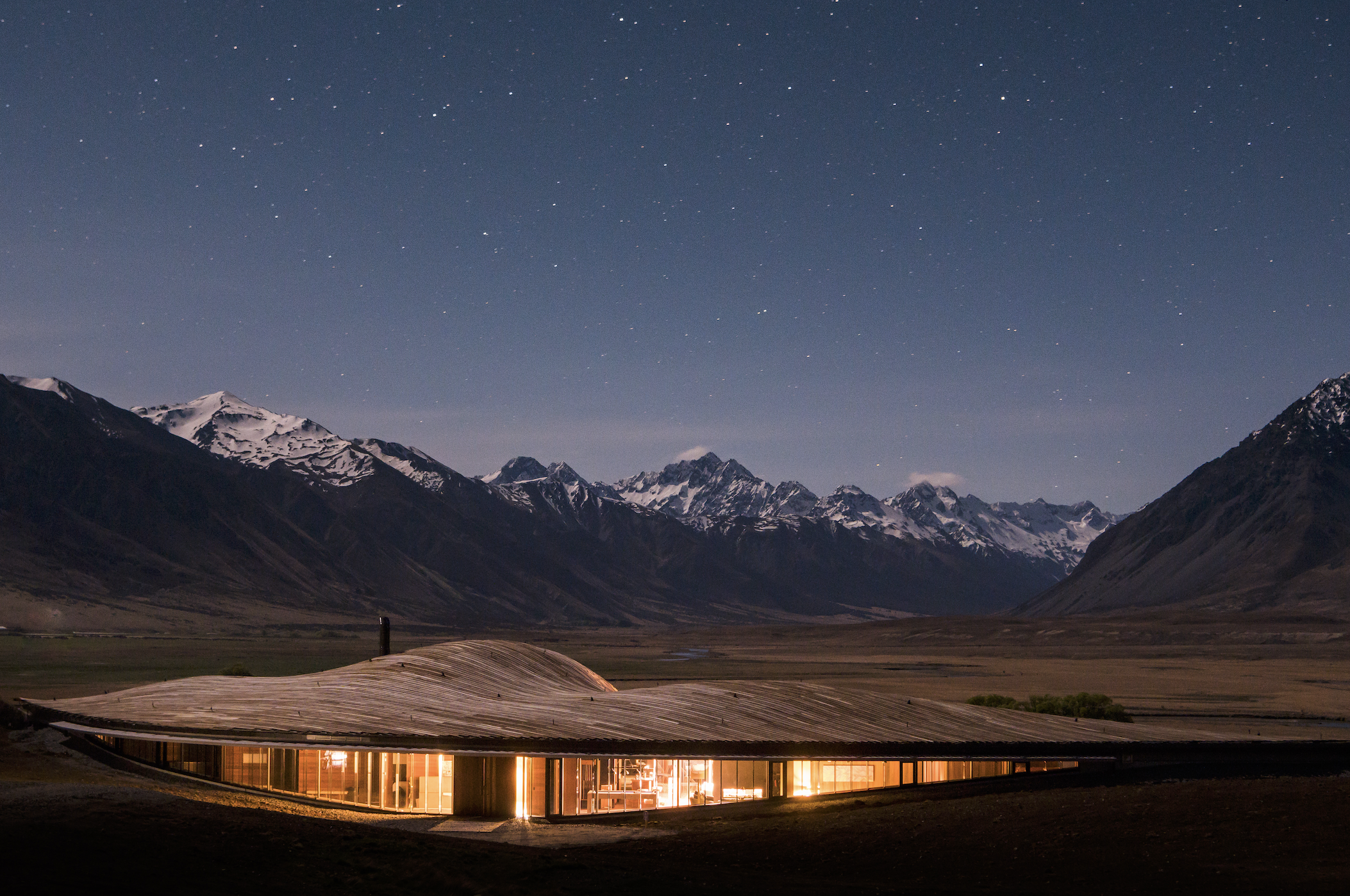The Lindis Lodge luxury boutique hotel in New Zealand