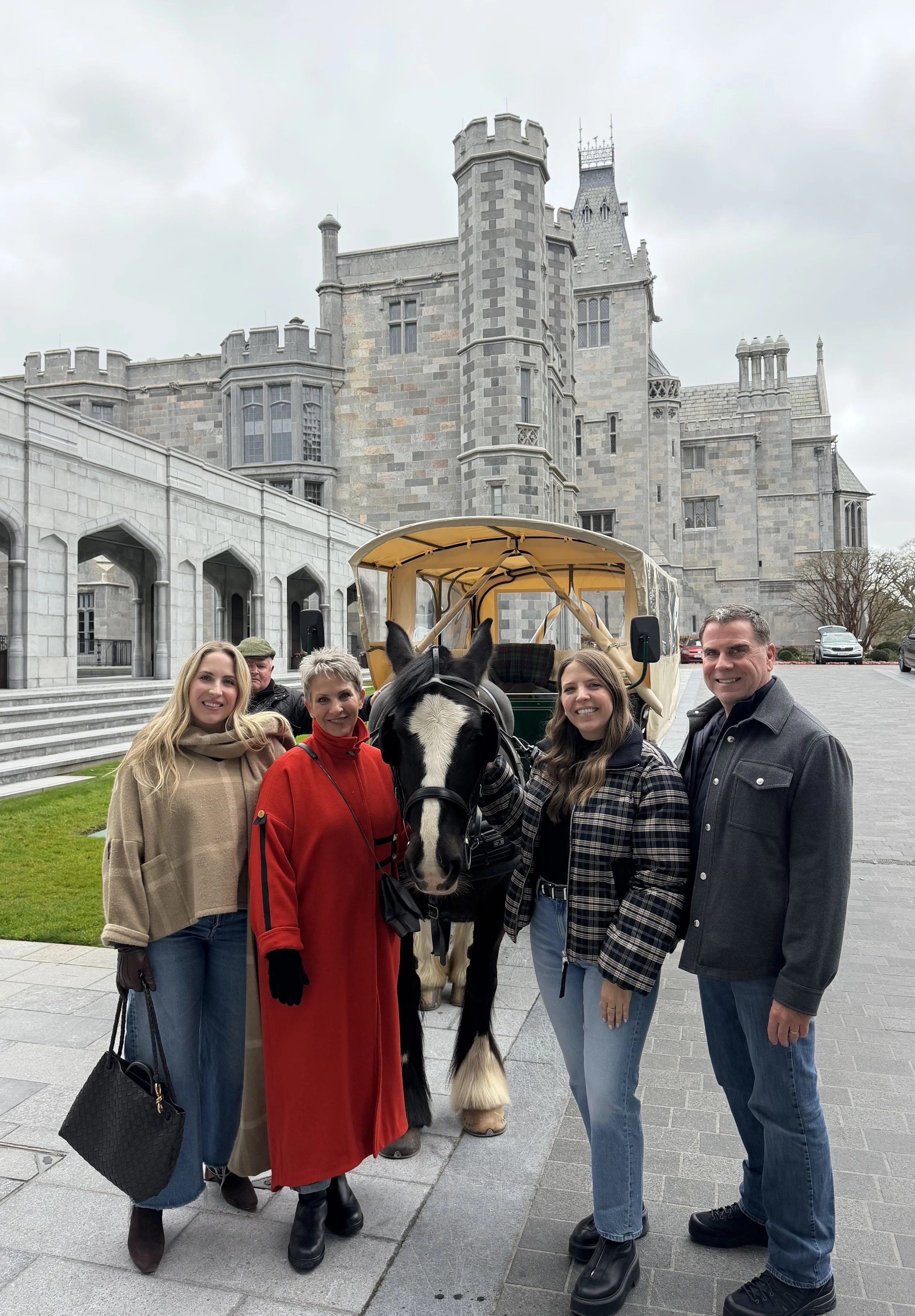 Poe travel guests at luxury hotel Adare Manor in County Clare Ireland with exclusive amenities