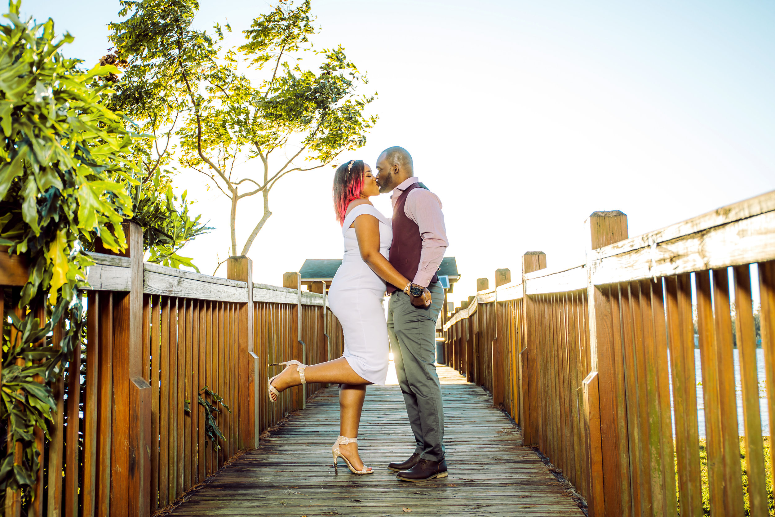 Engagement session at Cypress Grove Park