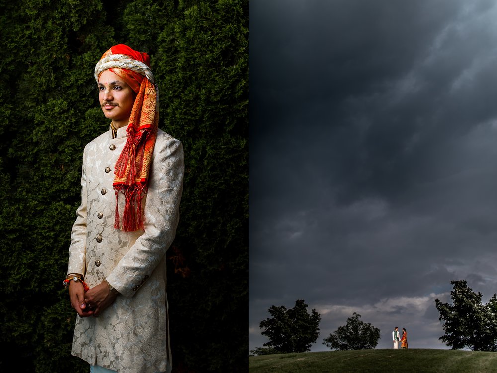 Dramatic indian wedding