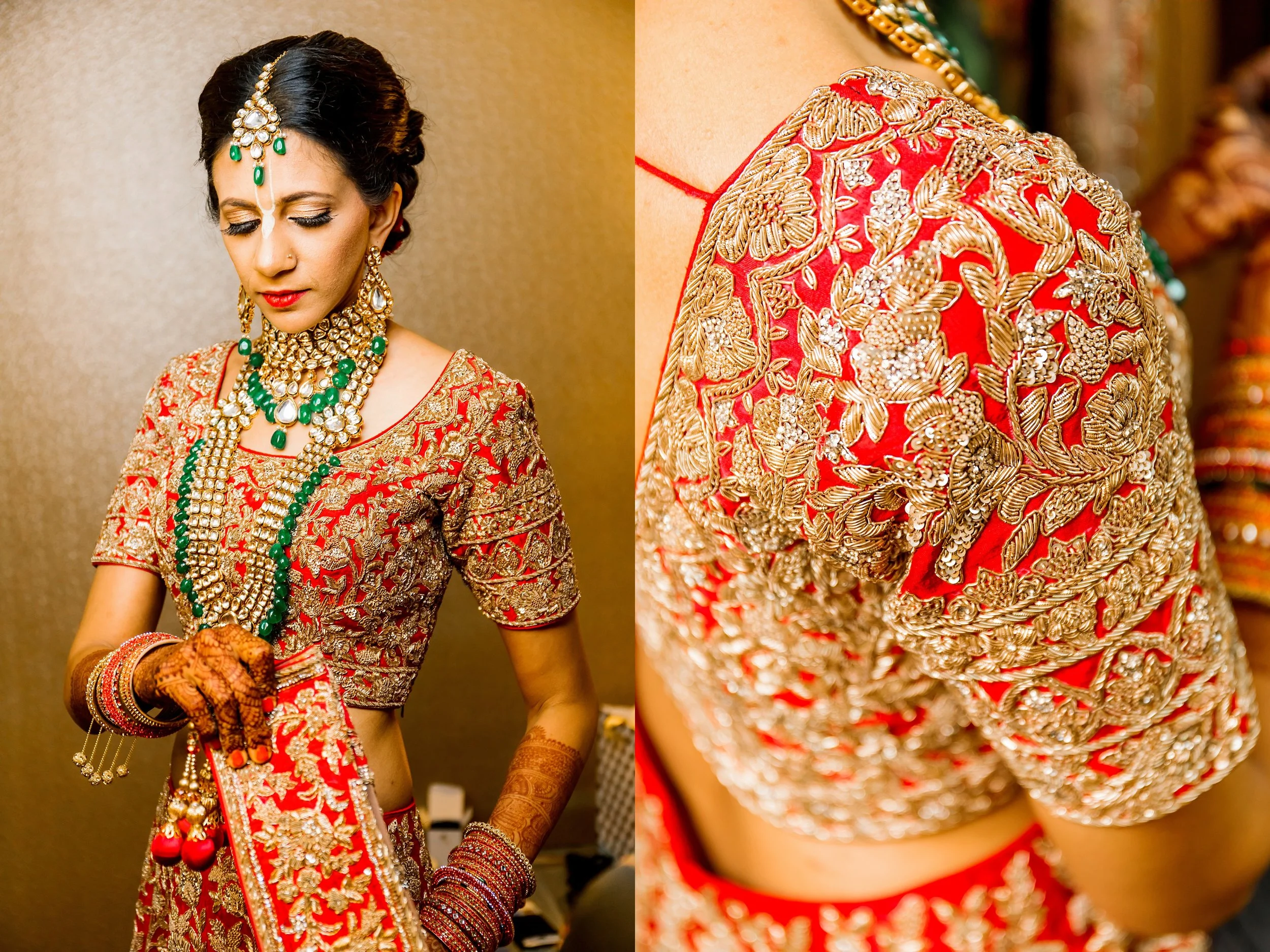 Indian wedding outfit