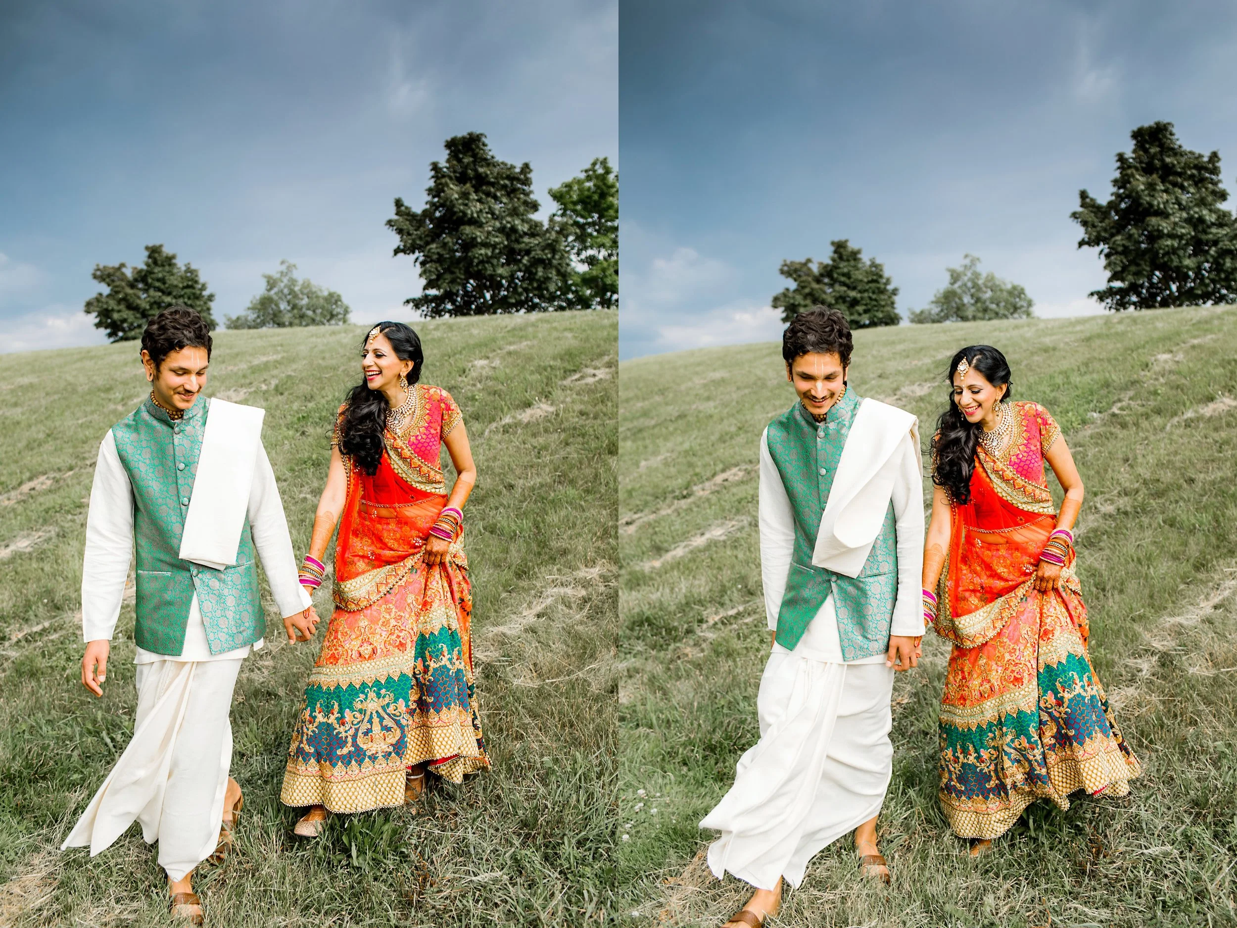 romantic Indian Engagement Session