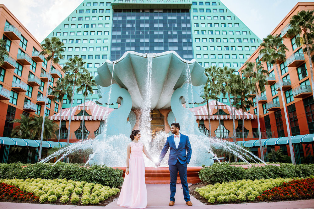 Disney's Swan and Dolphin Engagement Session