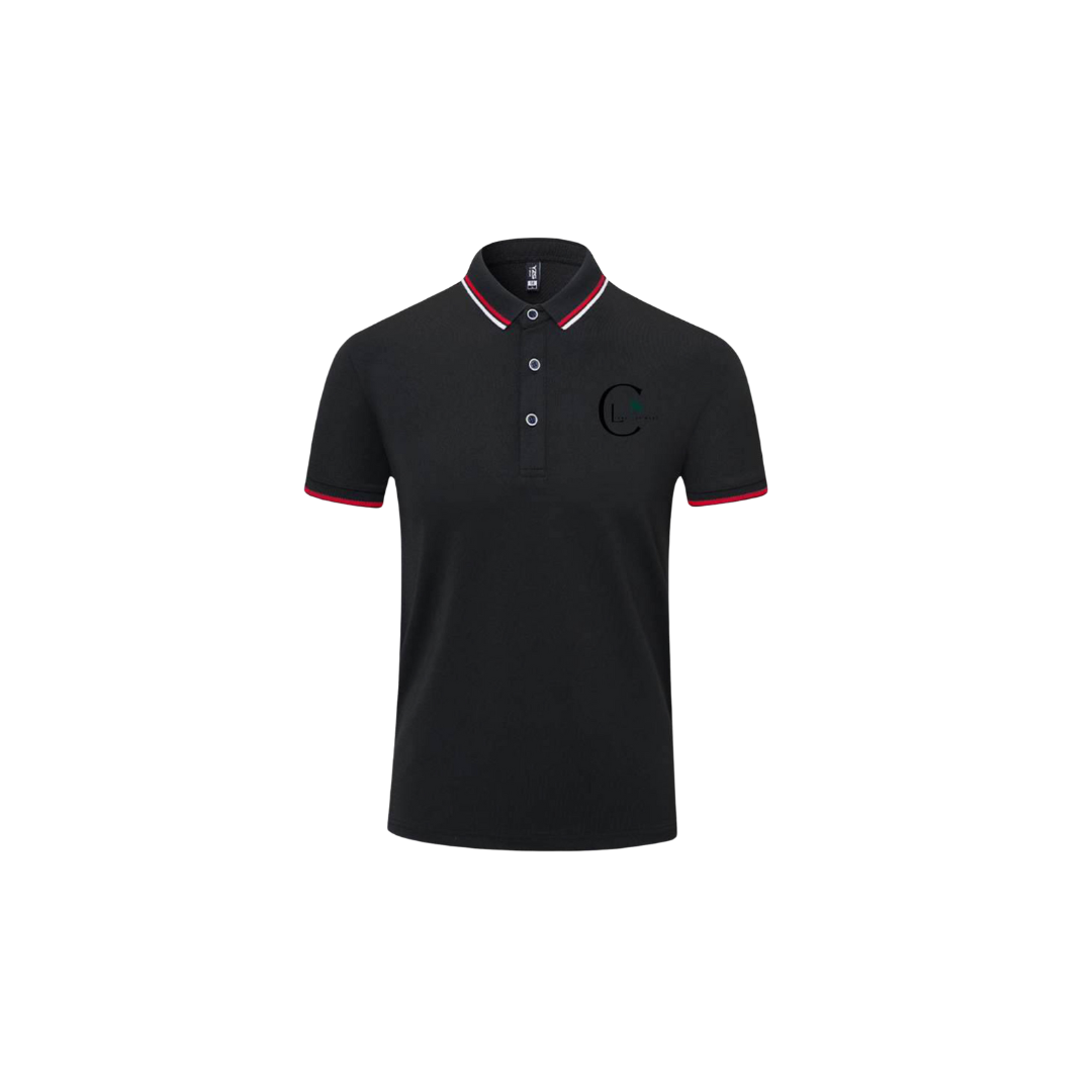 Black on Black Premium Golf Shirt