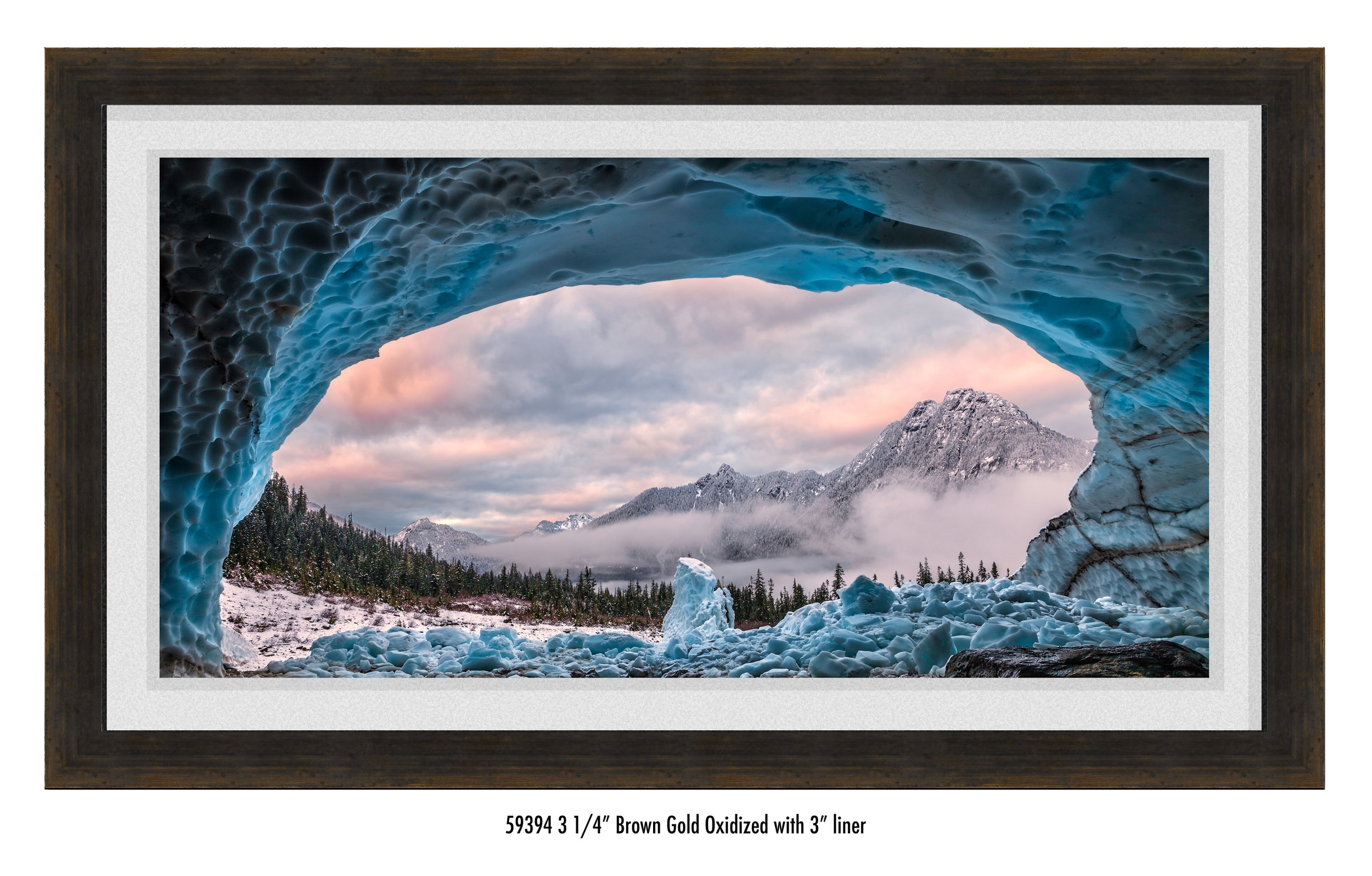 Copy of Ice Cave With A View in a frame