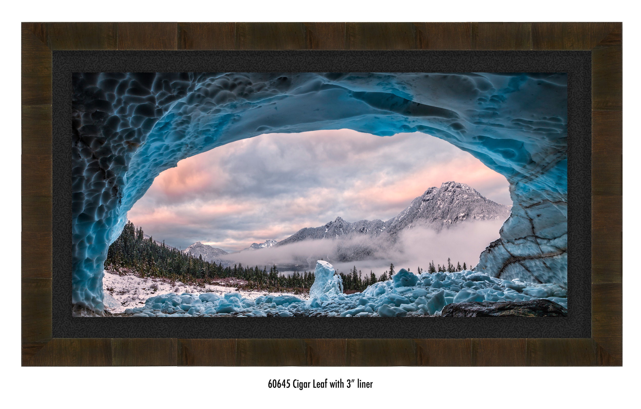 Ice Cave With A View in a frame