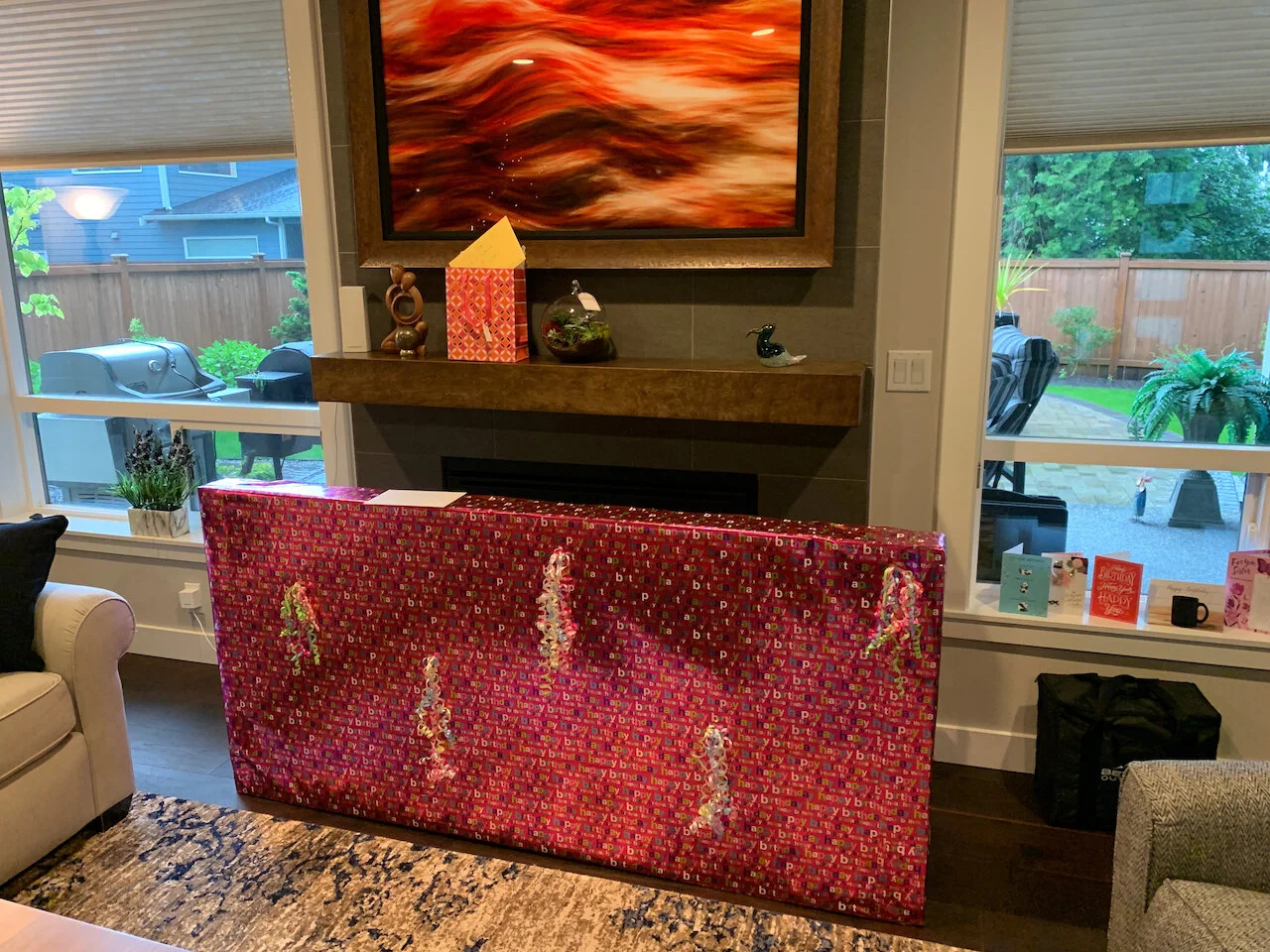 Surprise Birthday Art Delivery