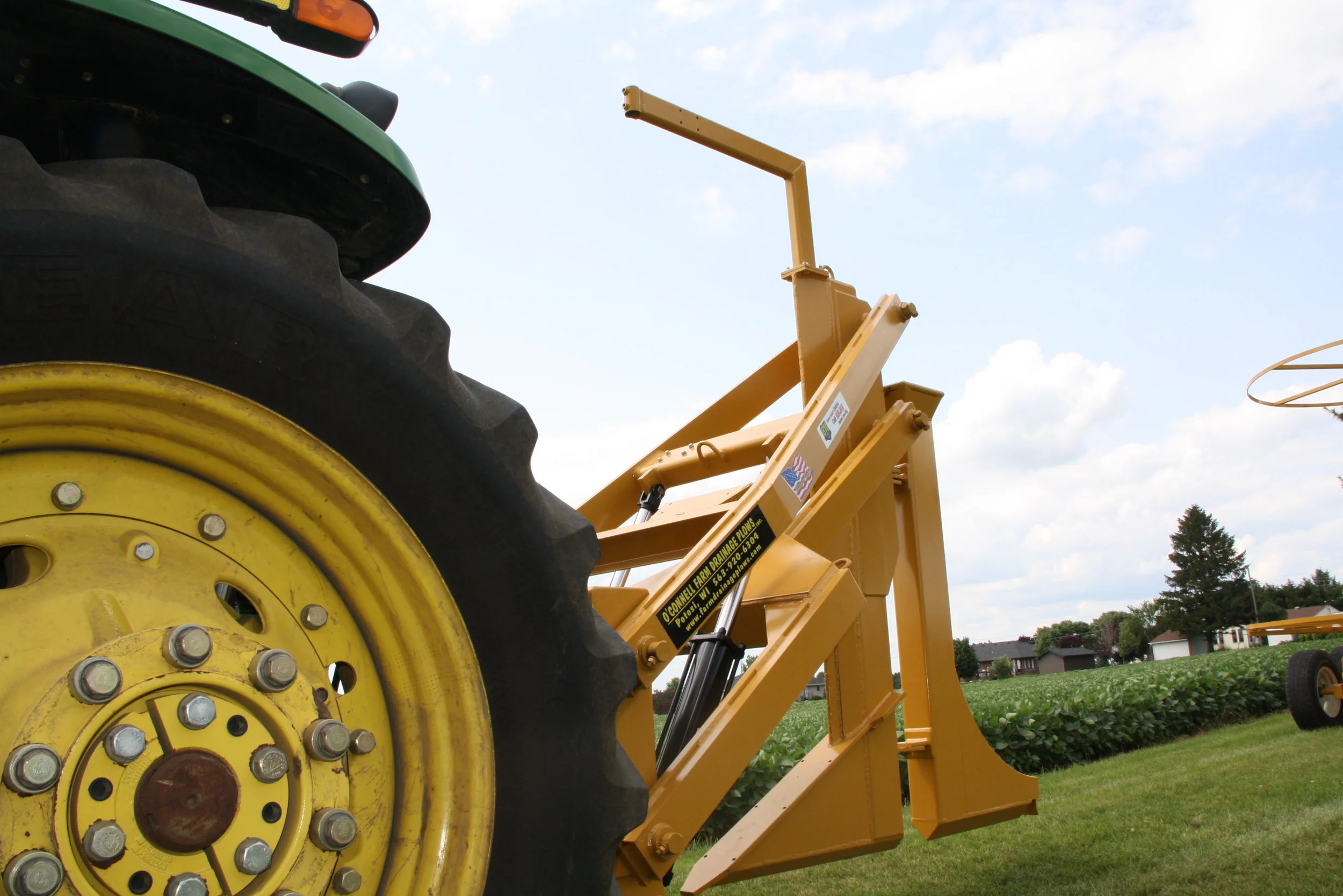 55 Series Tile Plows — O'Connell Drainage Plows
