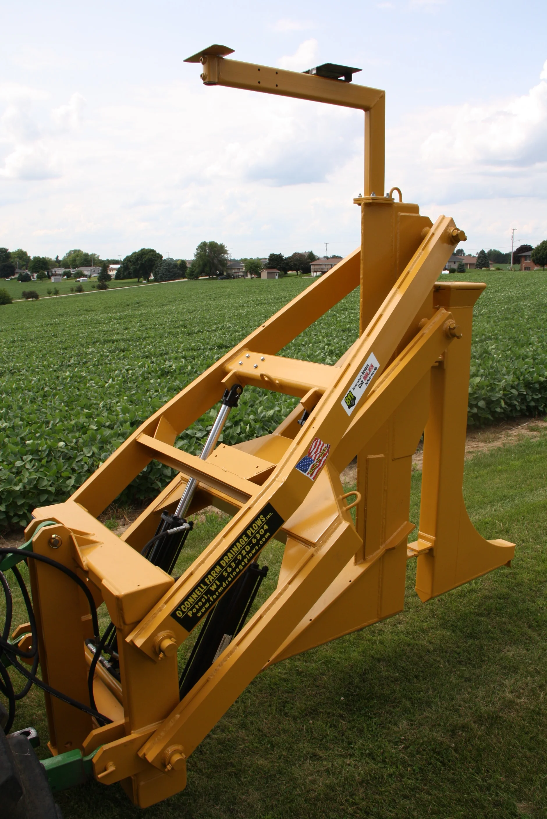 55 Series Tile Plows — O'Connell Drainage Plows