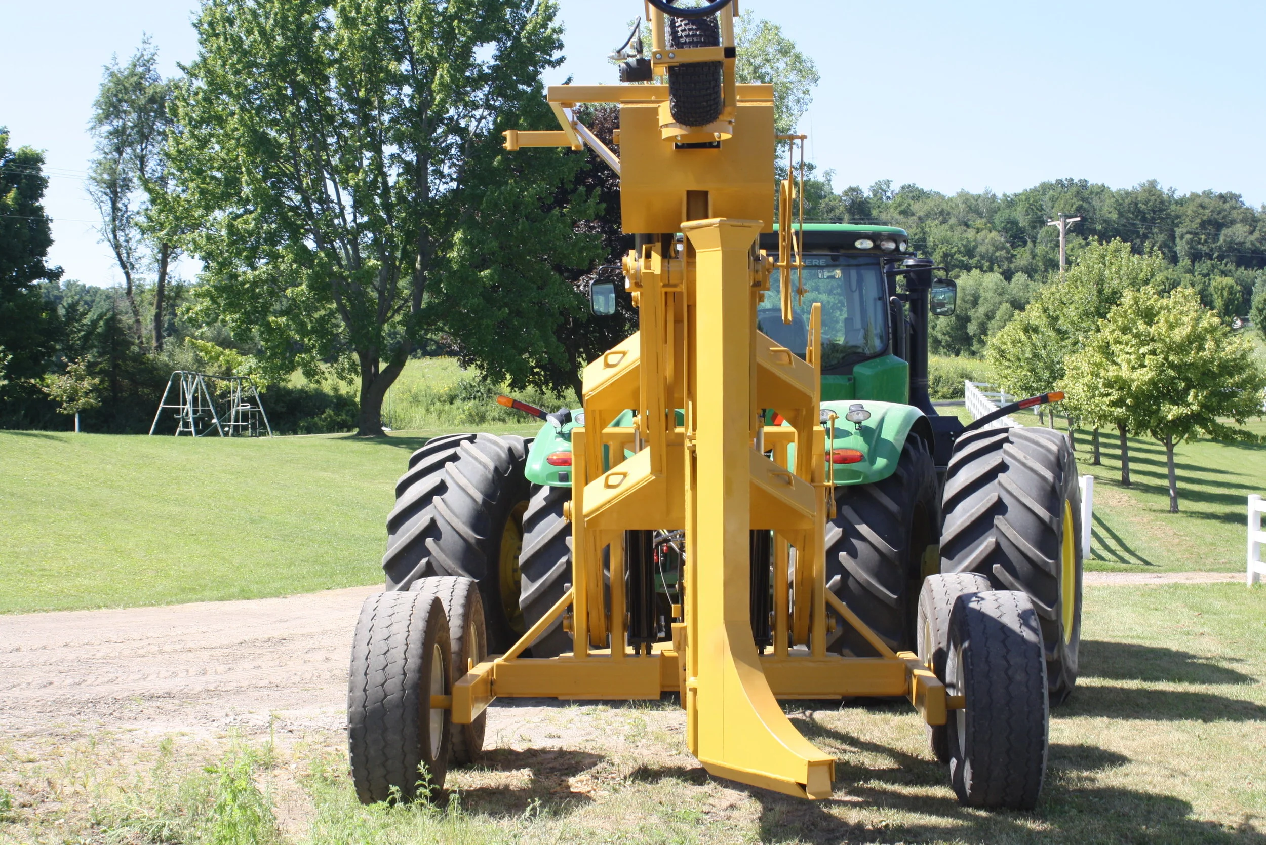 Dual Link Commercial Tile Plow — O'Connell Drainage Plows
