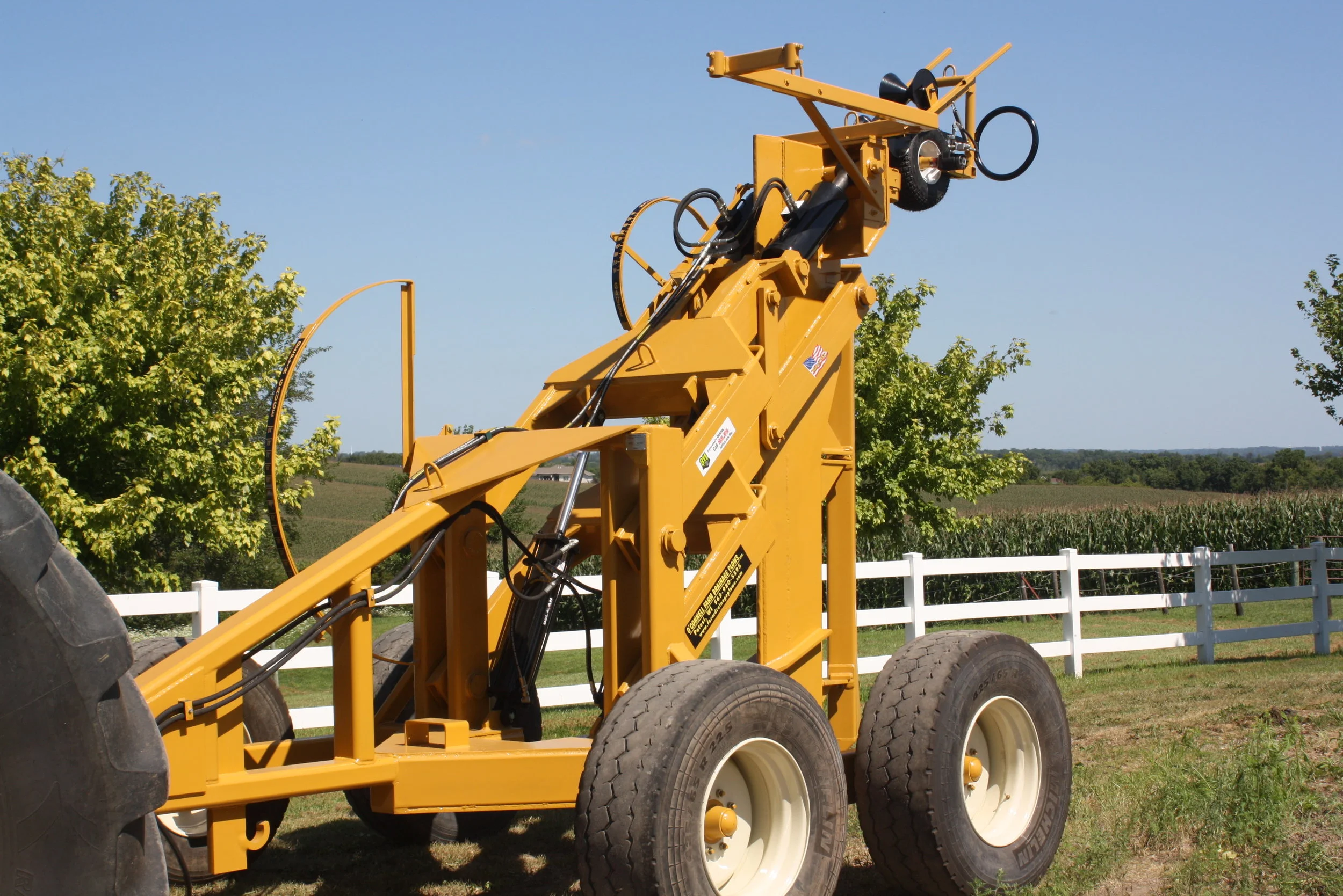Dual Link Commercial Tile Plow — O'Connell Drainage Equipment