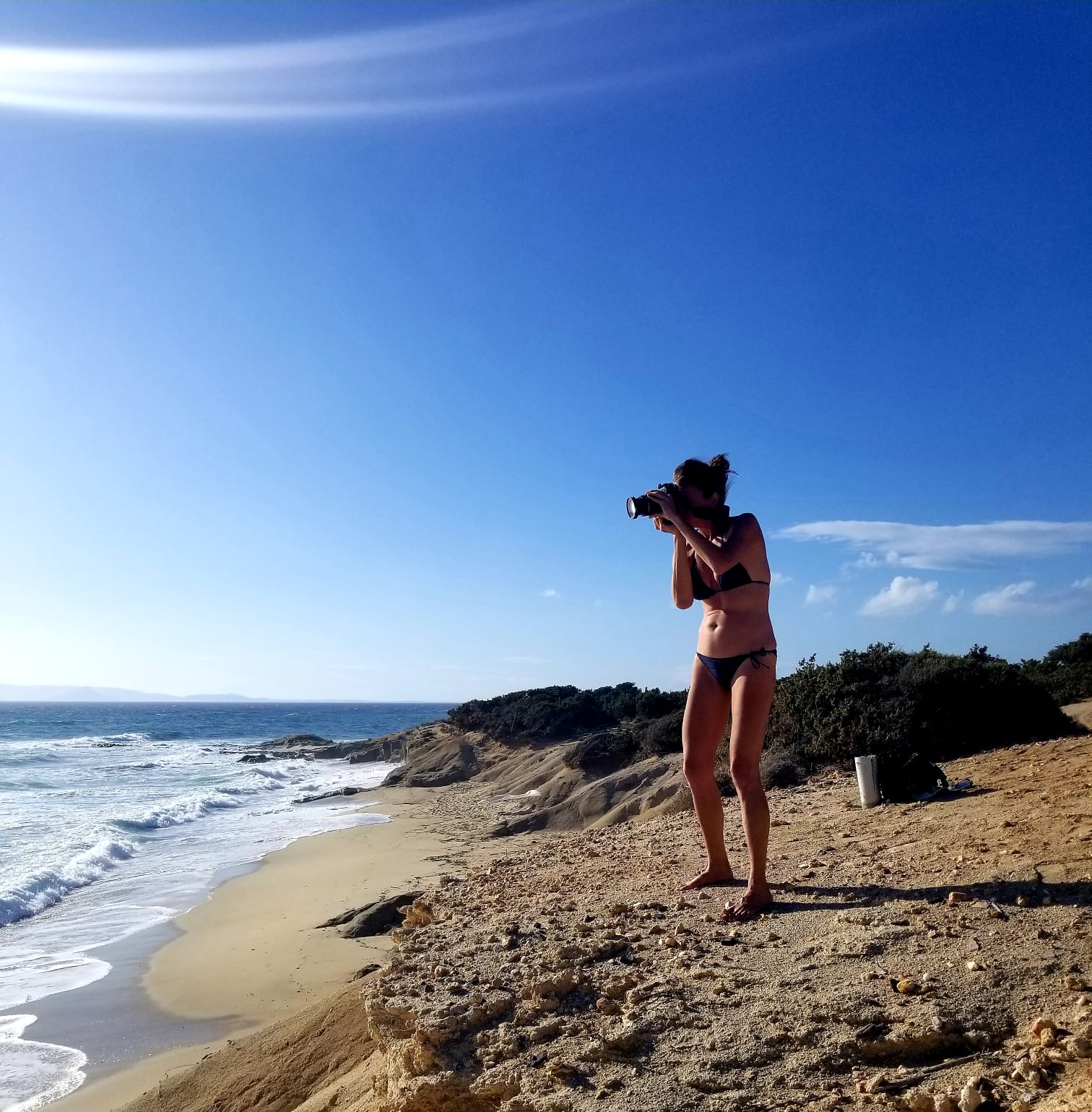 Beach voyeur shots of natural girls