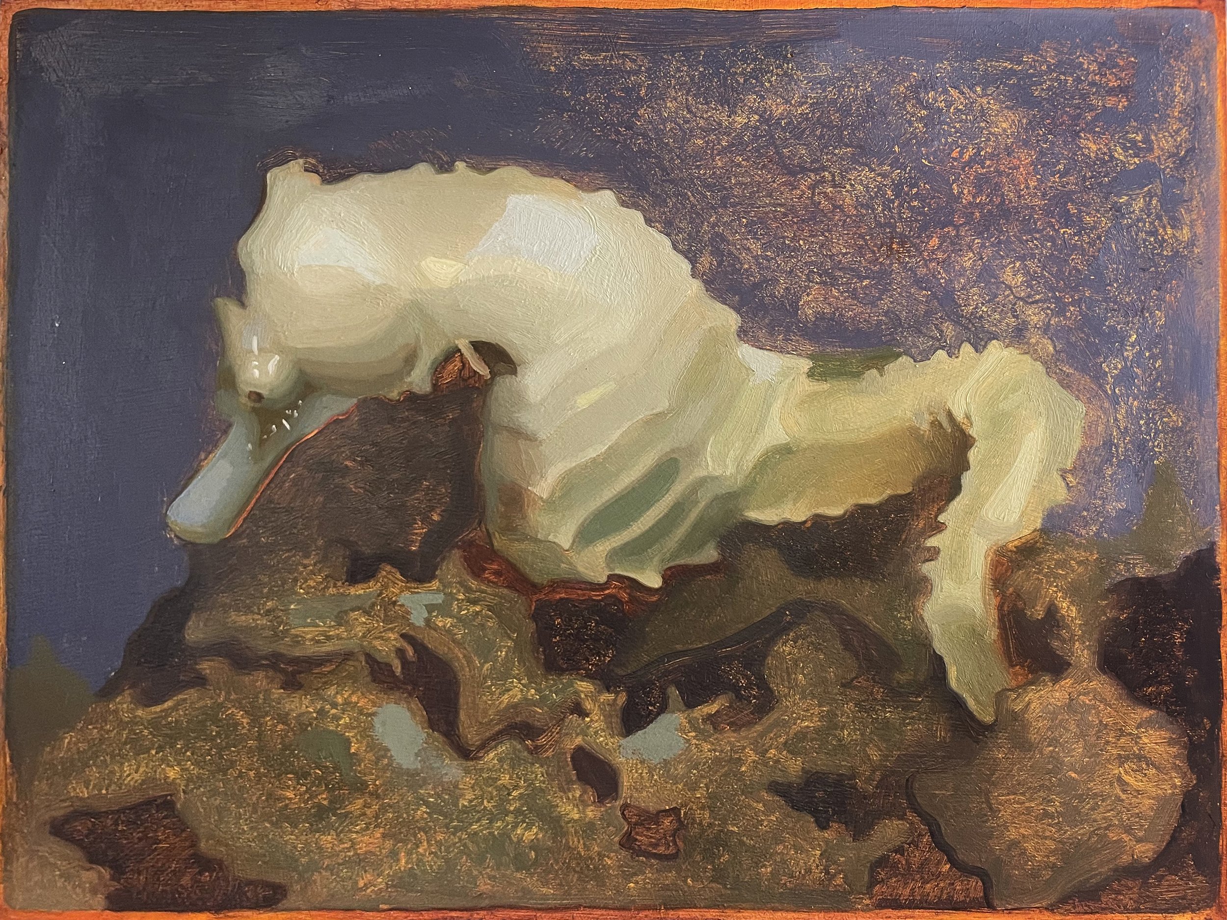 7.CarolineAitchison_StudyforHippocampusWhitei_9x12in_2024_SavannahTateCuff.jpg