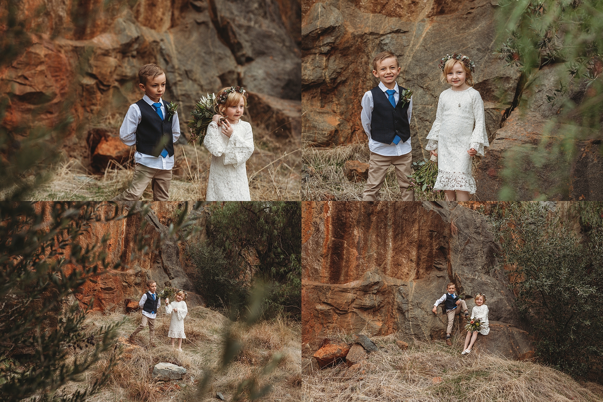children at dookie quarry