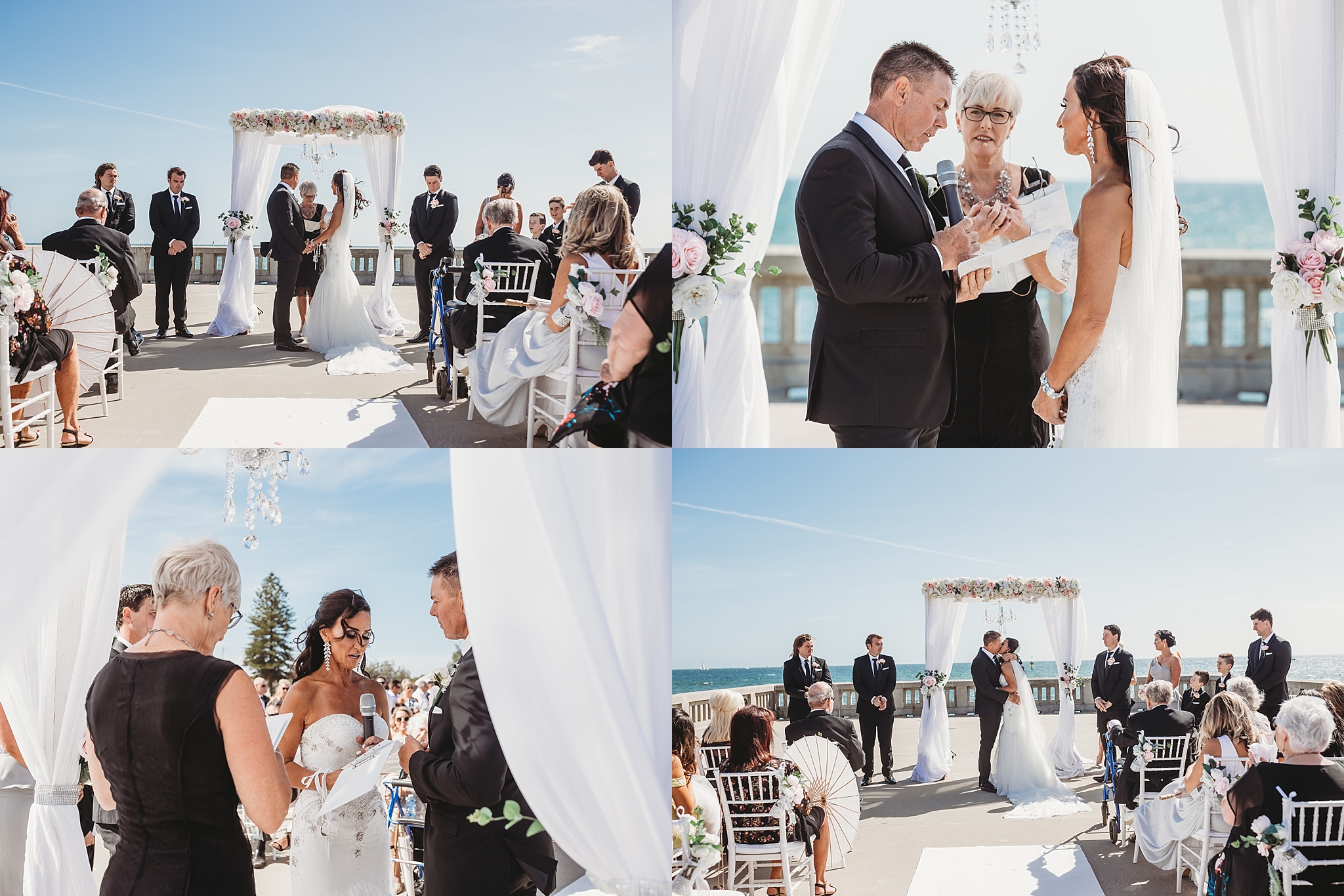 wedding ceremony at brighton pier