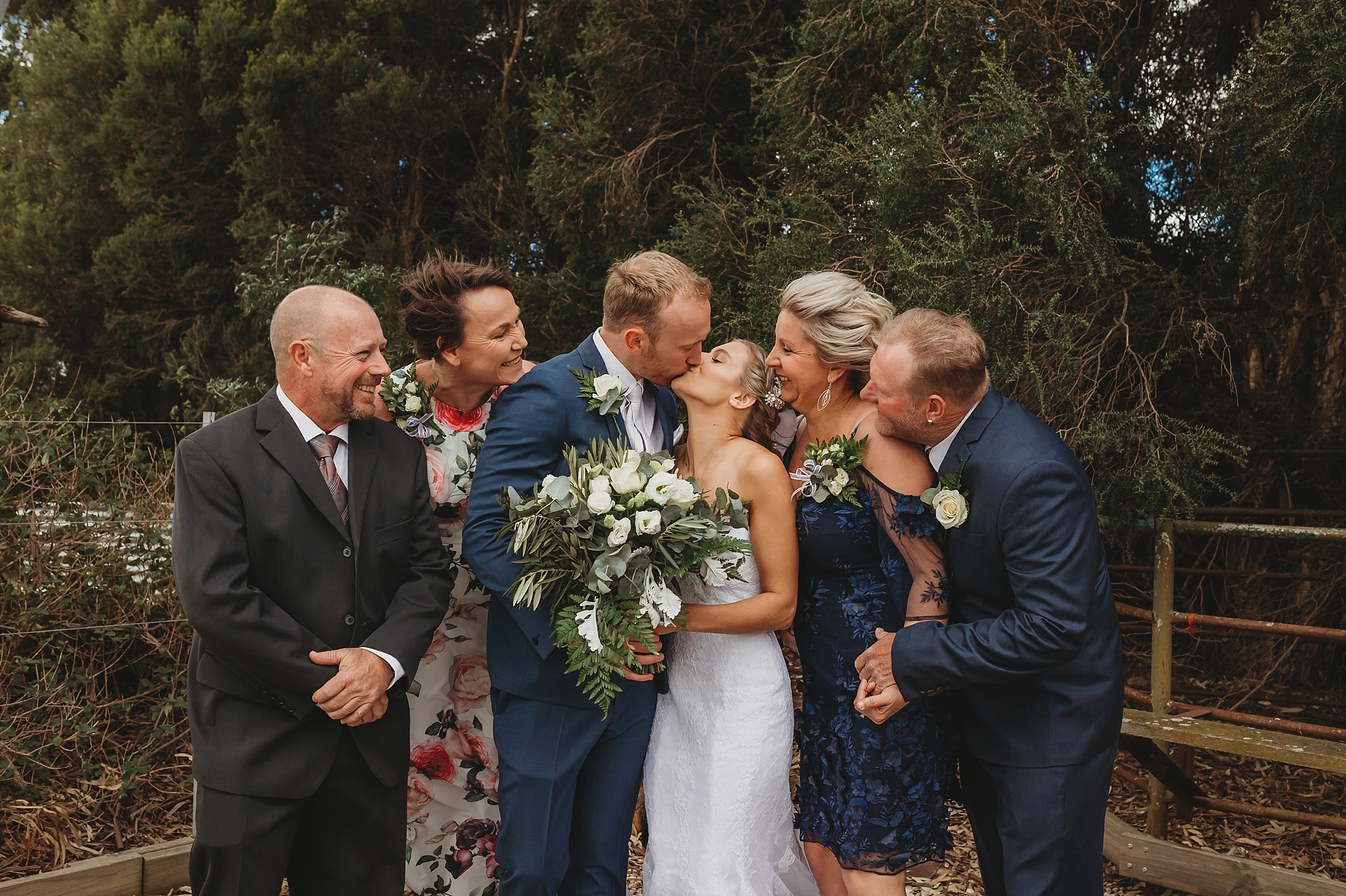 parents with bride and groom
