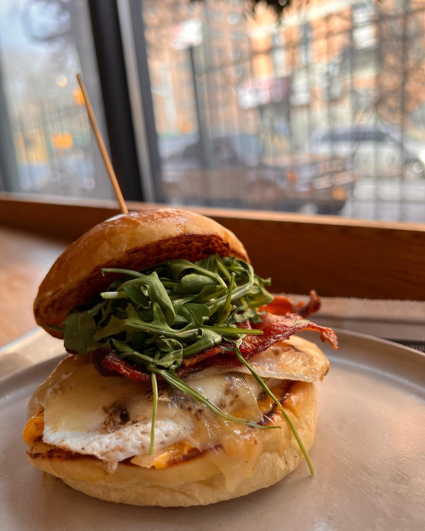 Our take on the classic baconeggandcheese with some added arugula! 😌
Try our Classic sandwich available all day, Tuesday-Saturday. See you tomorrow!
📸: @kristal.lorena 

&bull;
&bull;
&bull;
&bull;
&bull;
&bull;
&bull;
&bull;
&bull;

#mottleykitche