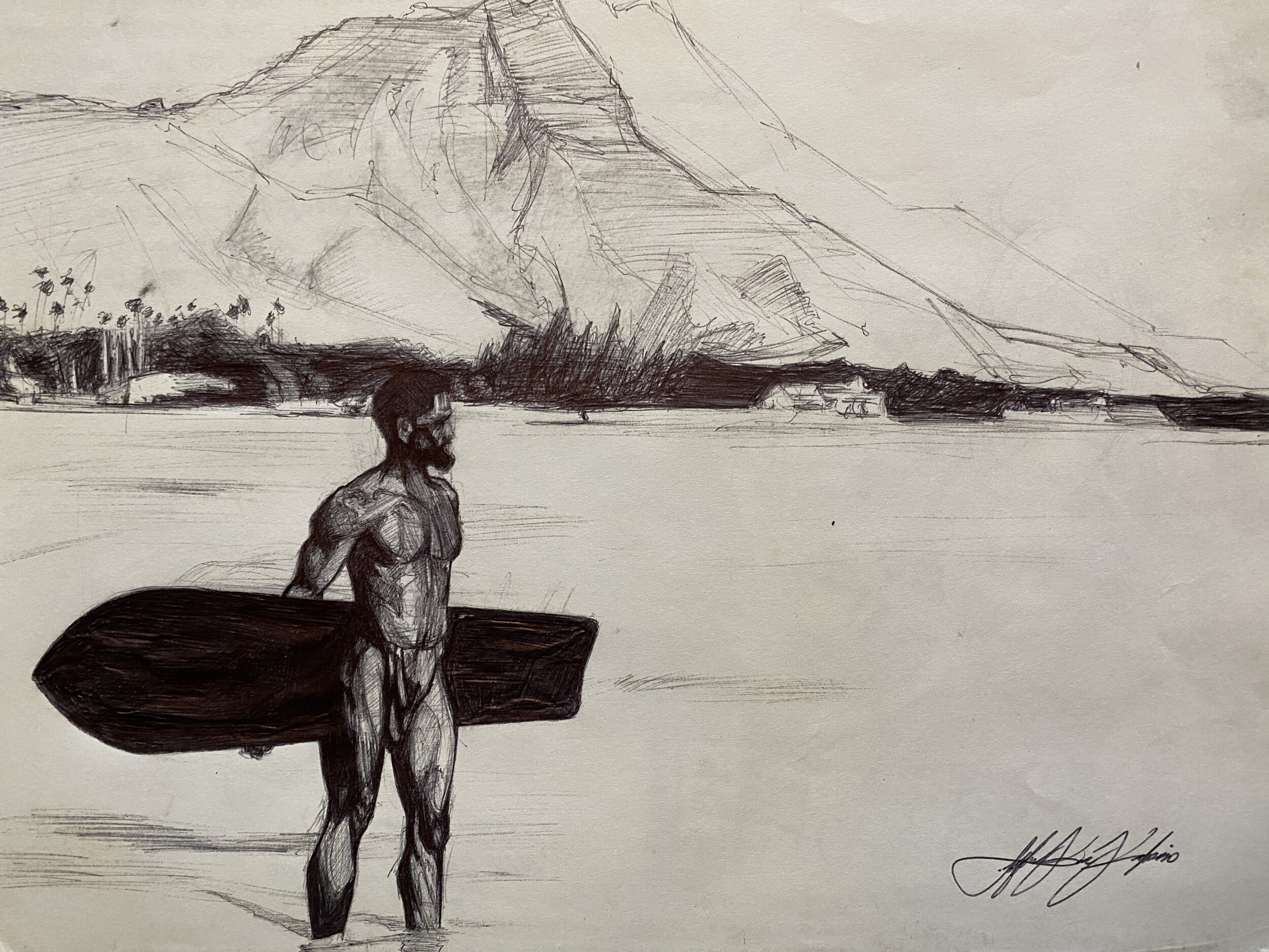 LEAHI BALL POINT SKETCH