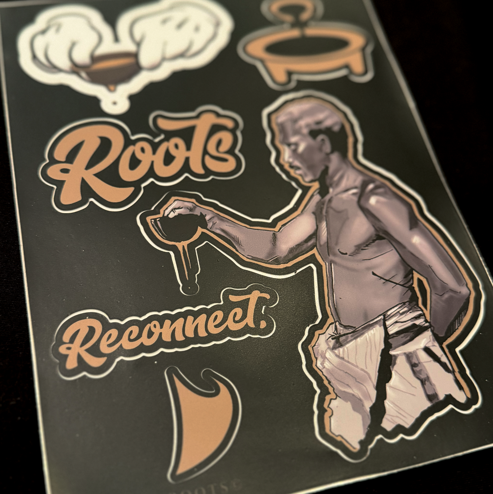 KAVA ROOTS STICKER SHEET