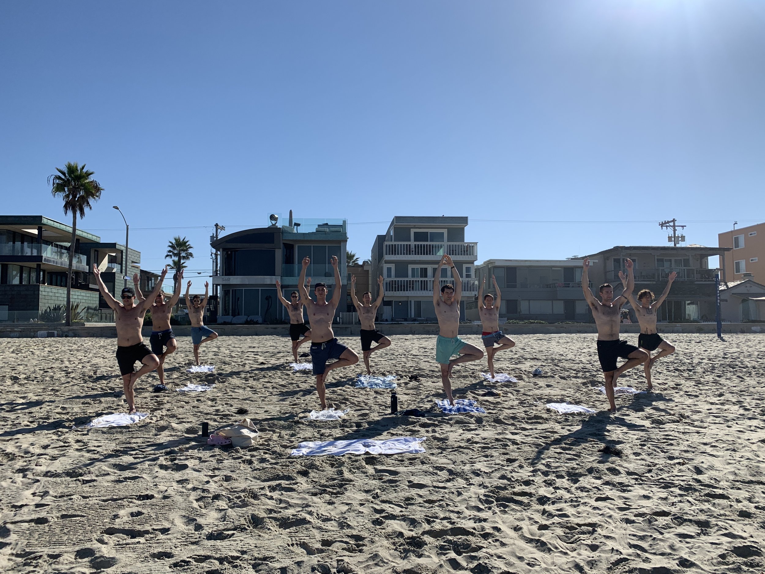 2021.10.01 Mission Beach Bachelor Yoga.JPG