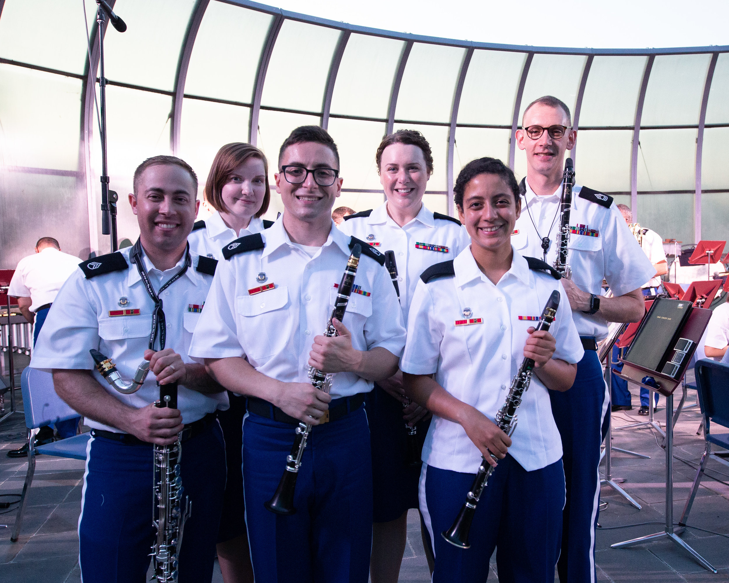  West Point Band clarinet section 