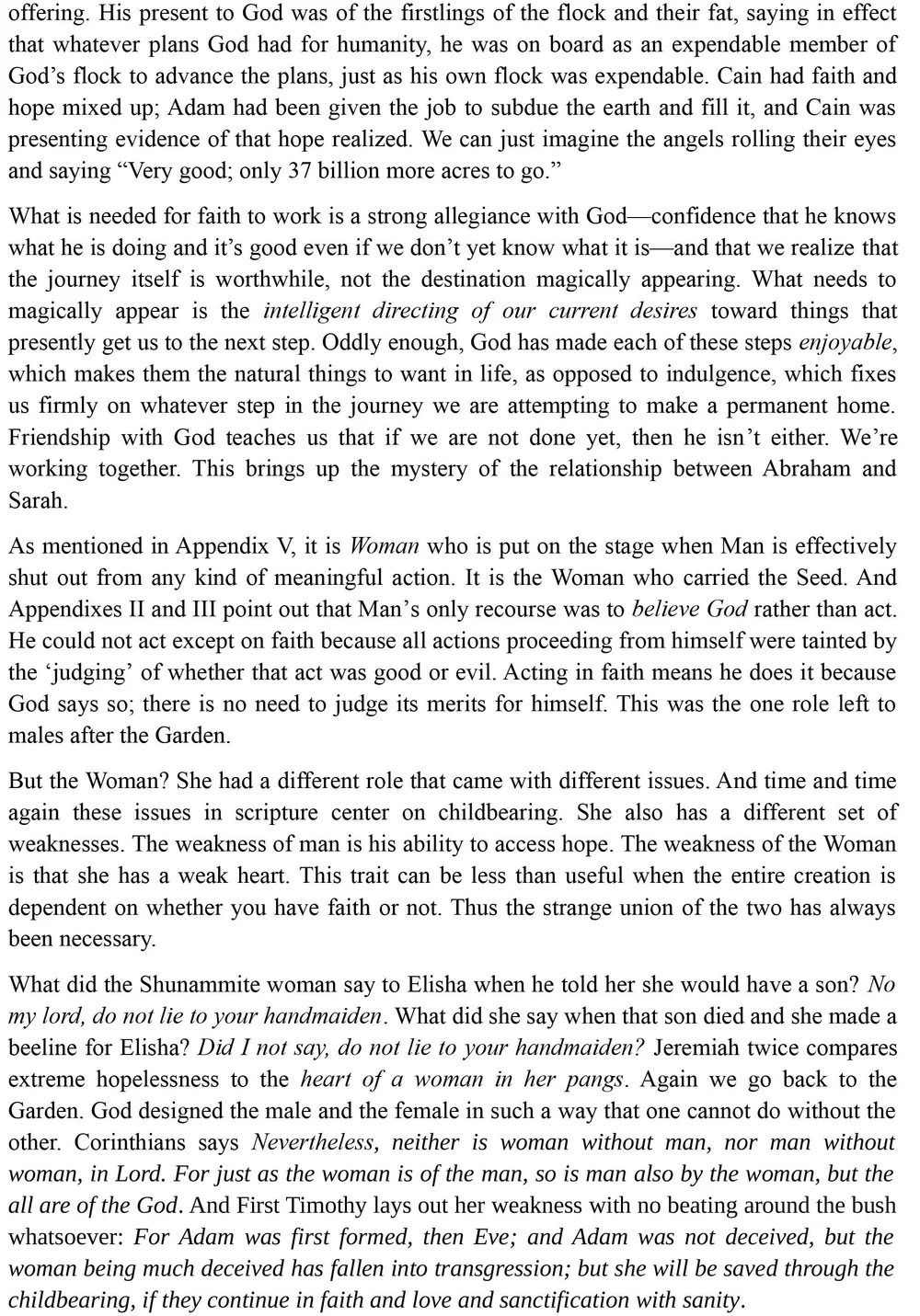 Appendix 9 — Mark Vedder