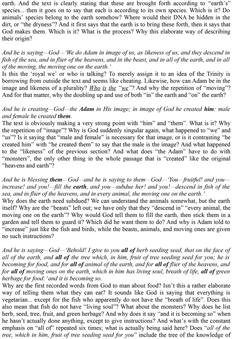 Appendix 1 — Mark Vedder
