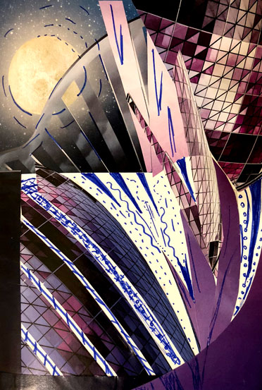  Sometimes its fun to cut up magazines and create new compositions! I love playing with the pieces, it’s like solving a puzzle. 