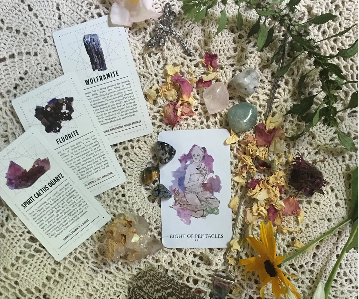 From the LineStrider Tarot and the Lavish Earth Oracle