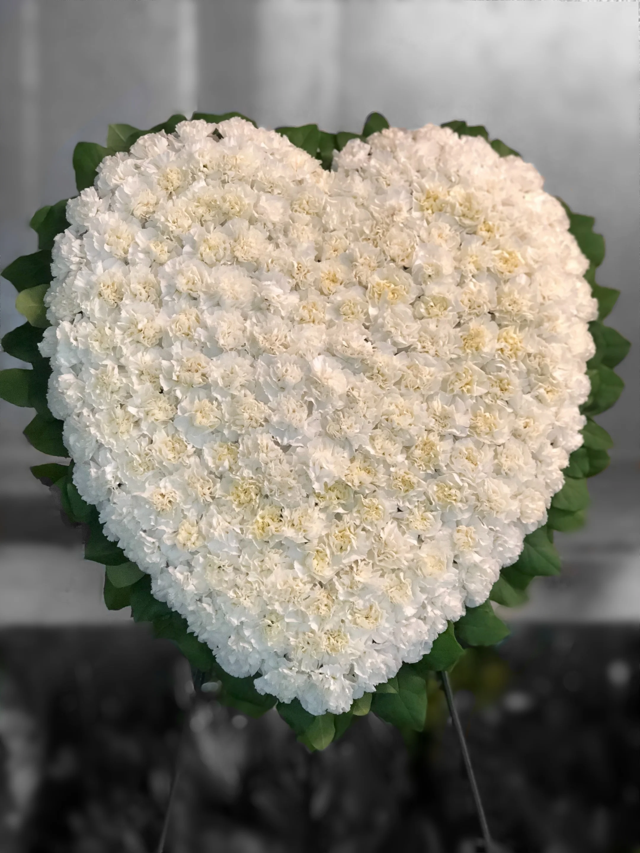 Carnation Heart Standing Spray