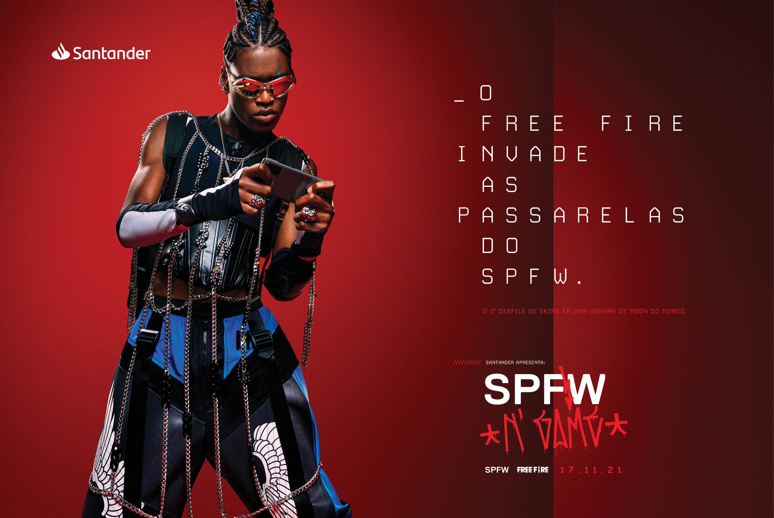Free Fire + SPFW: o primeiro desfile de skins em semana de moda do mundo